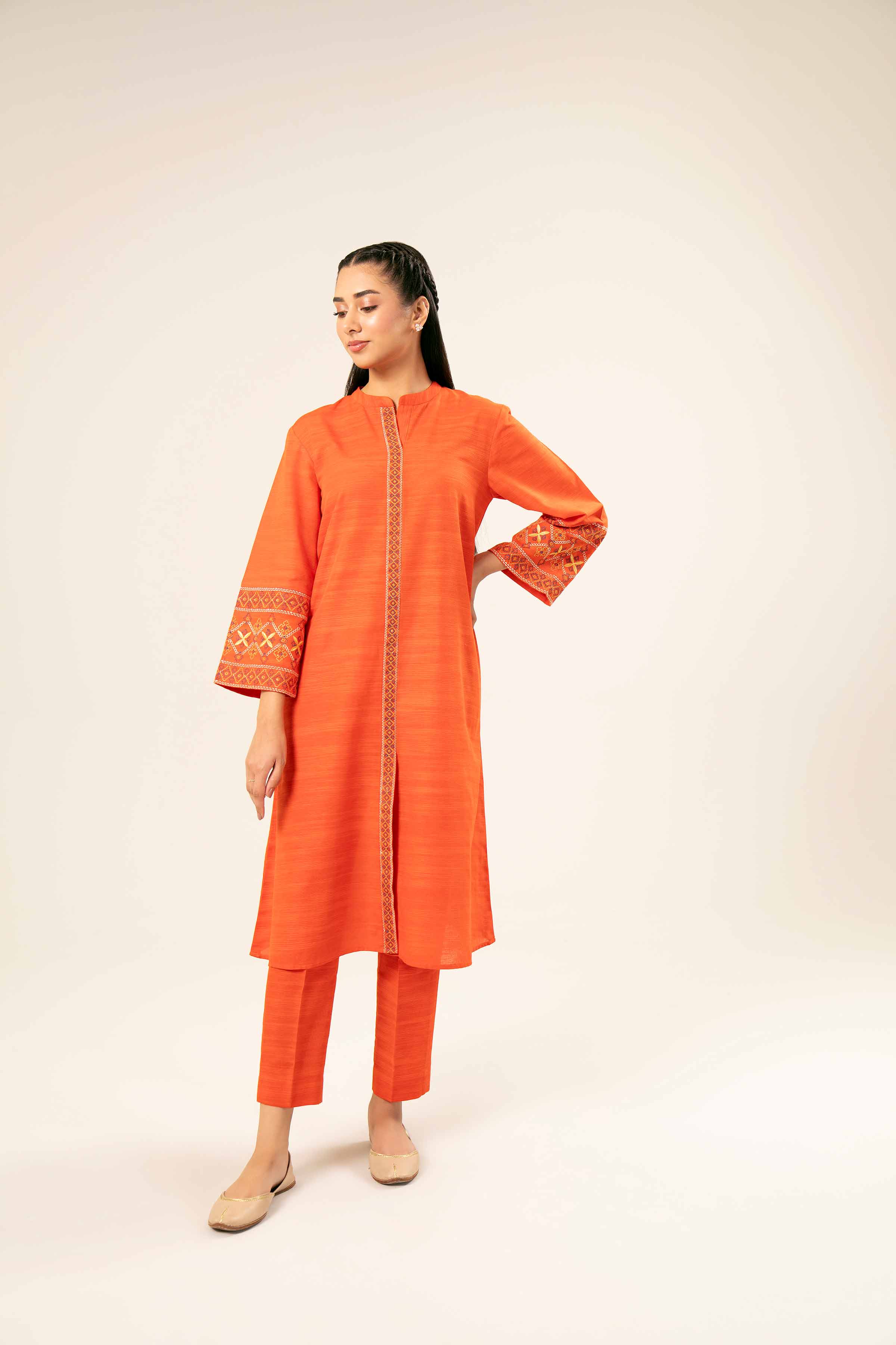 2 Piece - Embroidered Suit - PW24-346