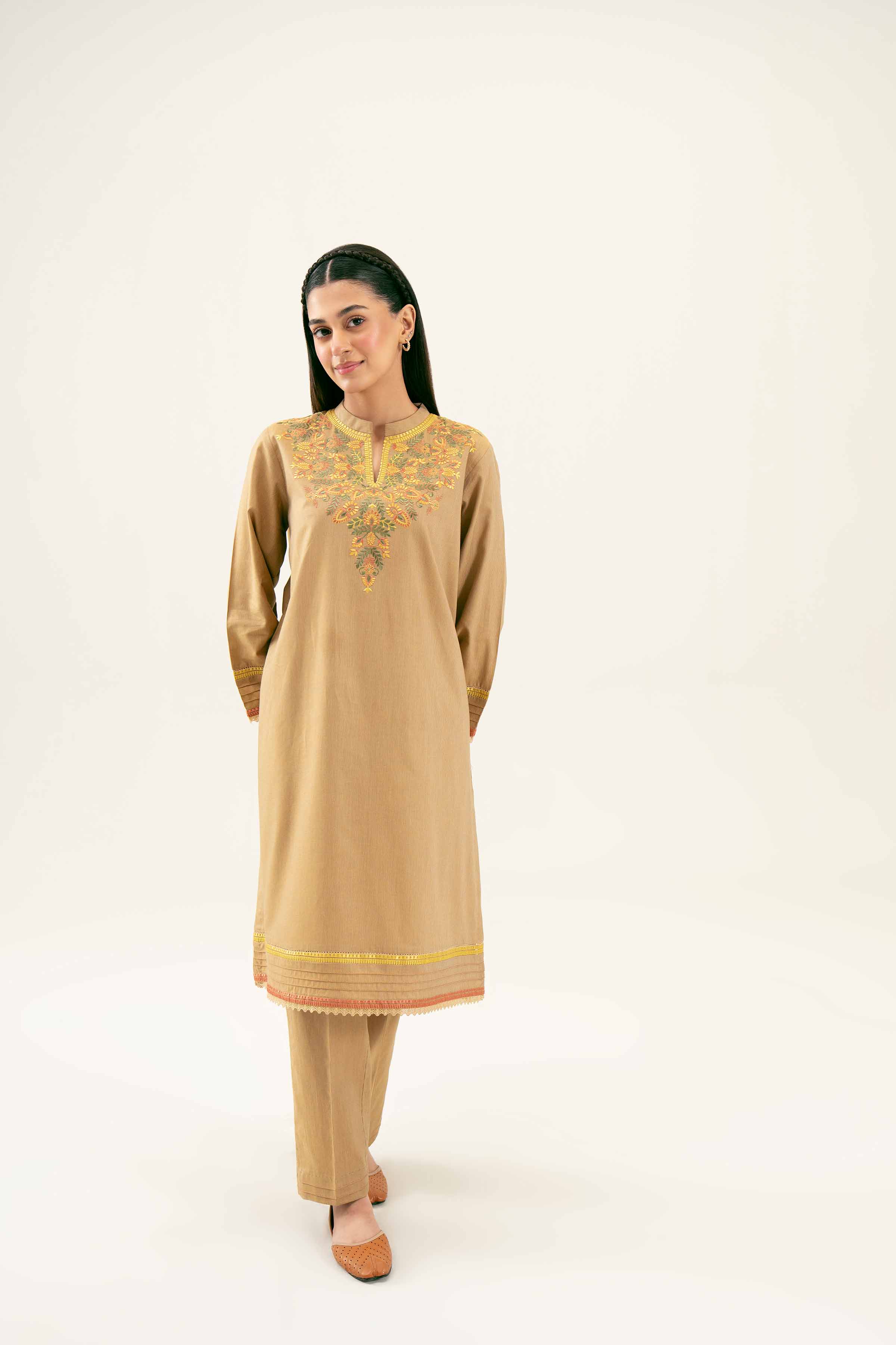 2 Piece - Embroidered Suit - PW24-35
