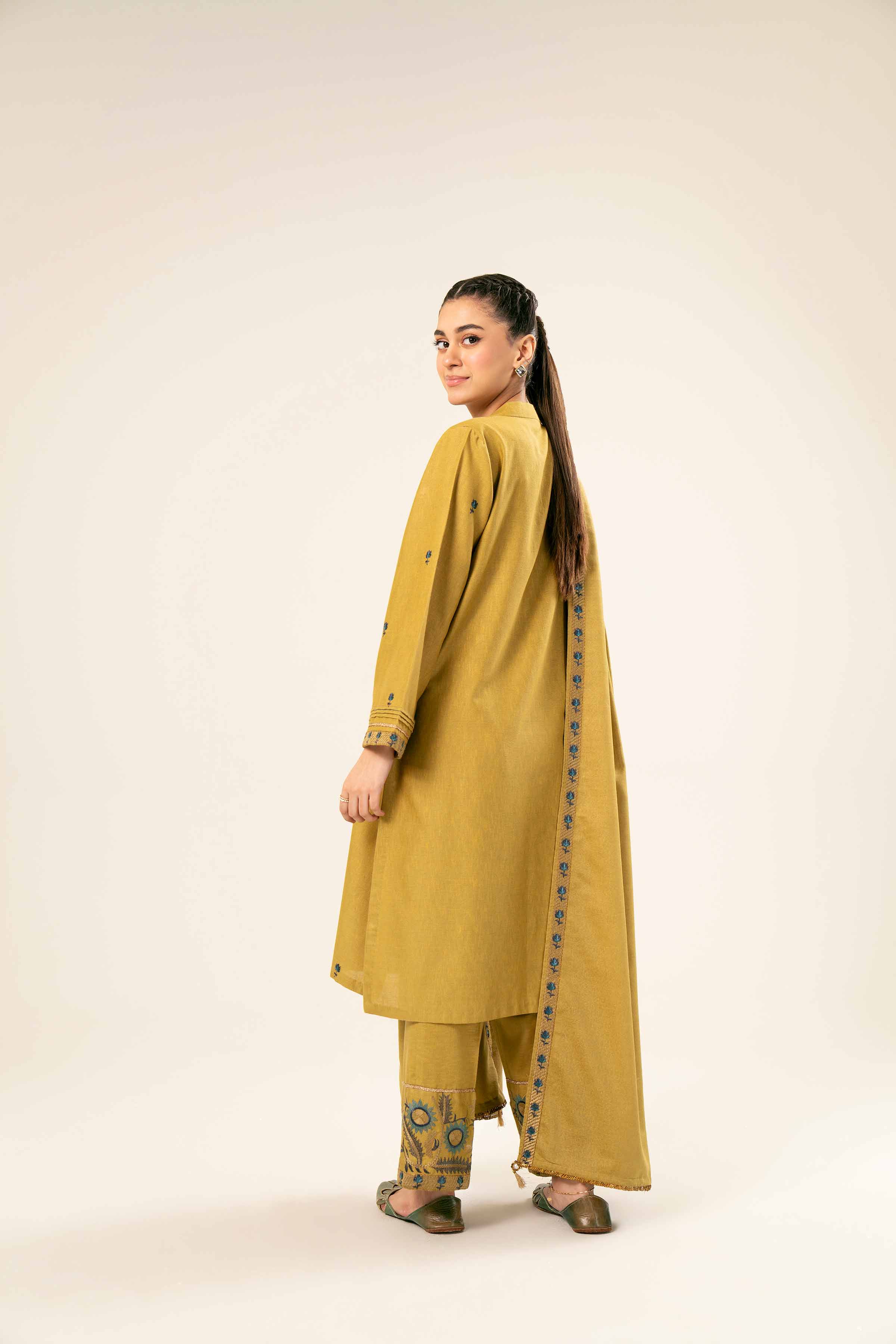 3 piece - Embroidered Suit - PW24-359