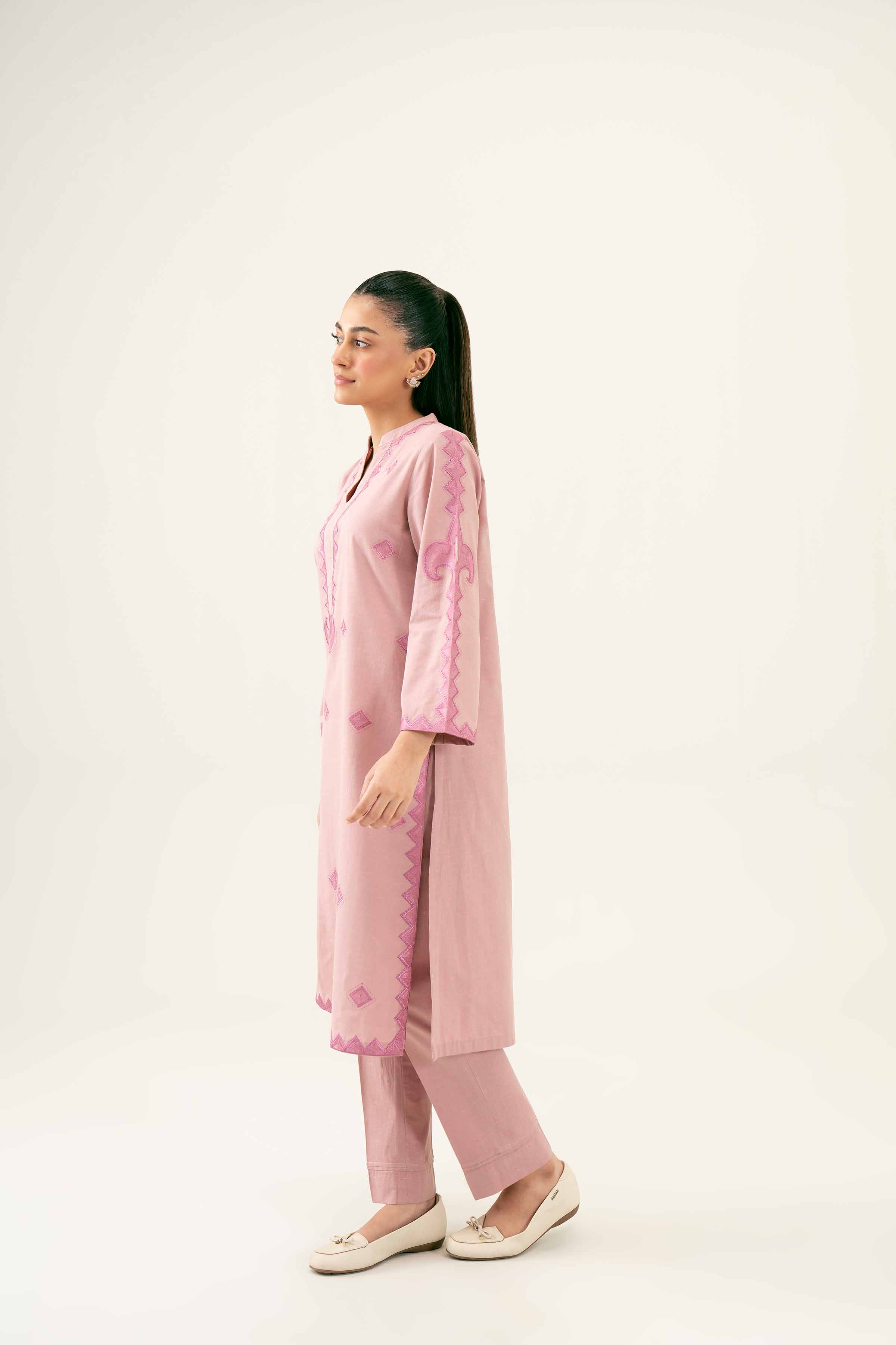 2 Piece - Embroidered Suit - PW24-36