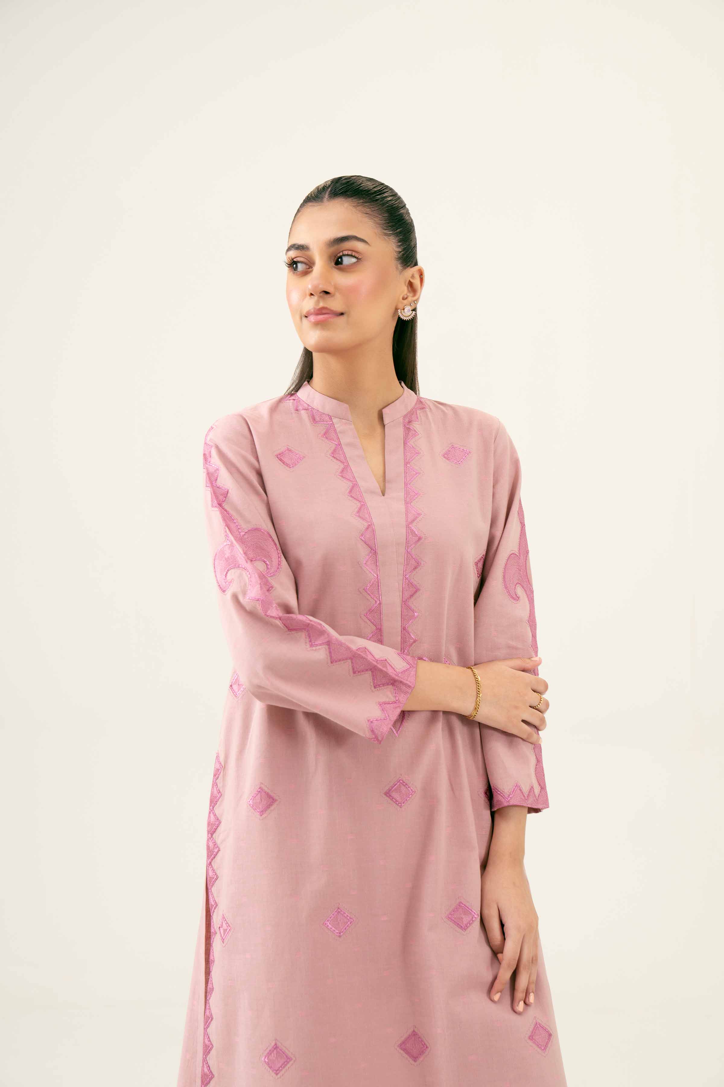 2 Piece - Embroidered Suit - PW24-36