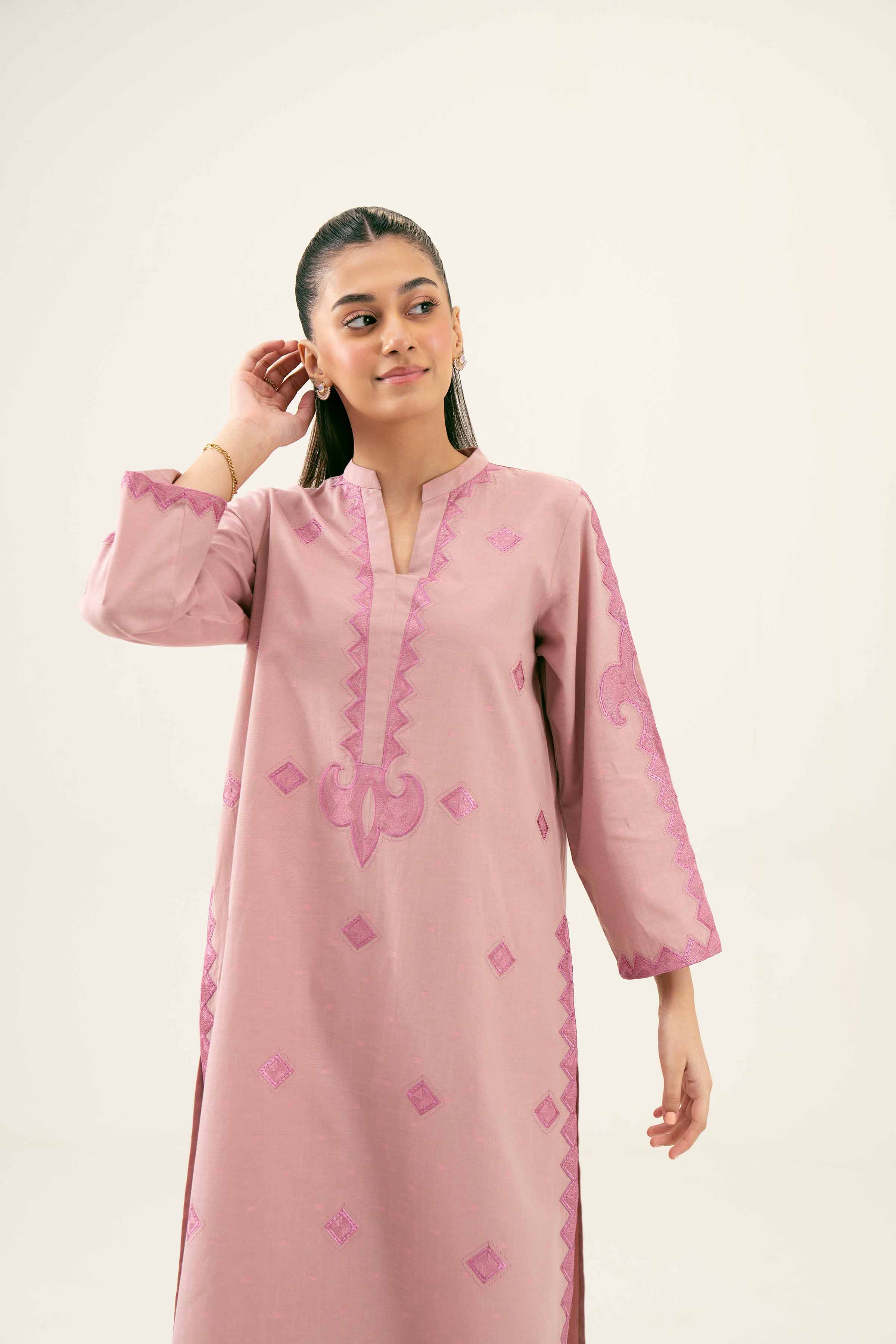 2 Piece - Embroidered Suit - PW24-36