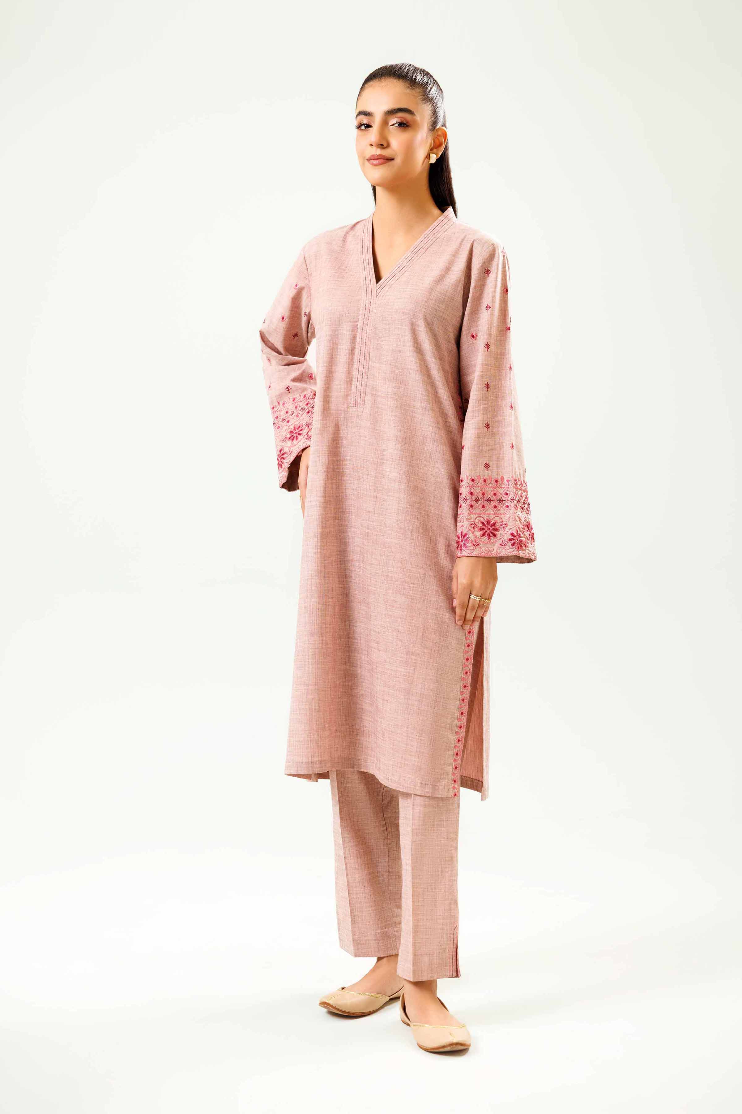 2 Piece - Embroidered Suit - PW24-37