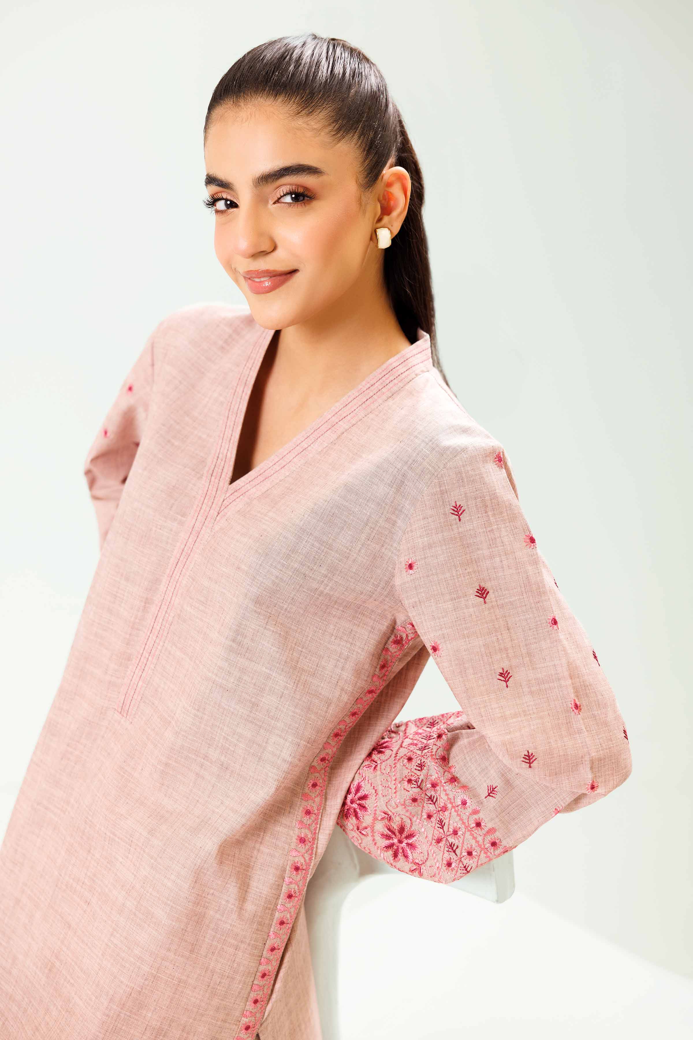 2 Piece - Embroidered Suit - PW24-37