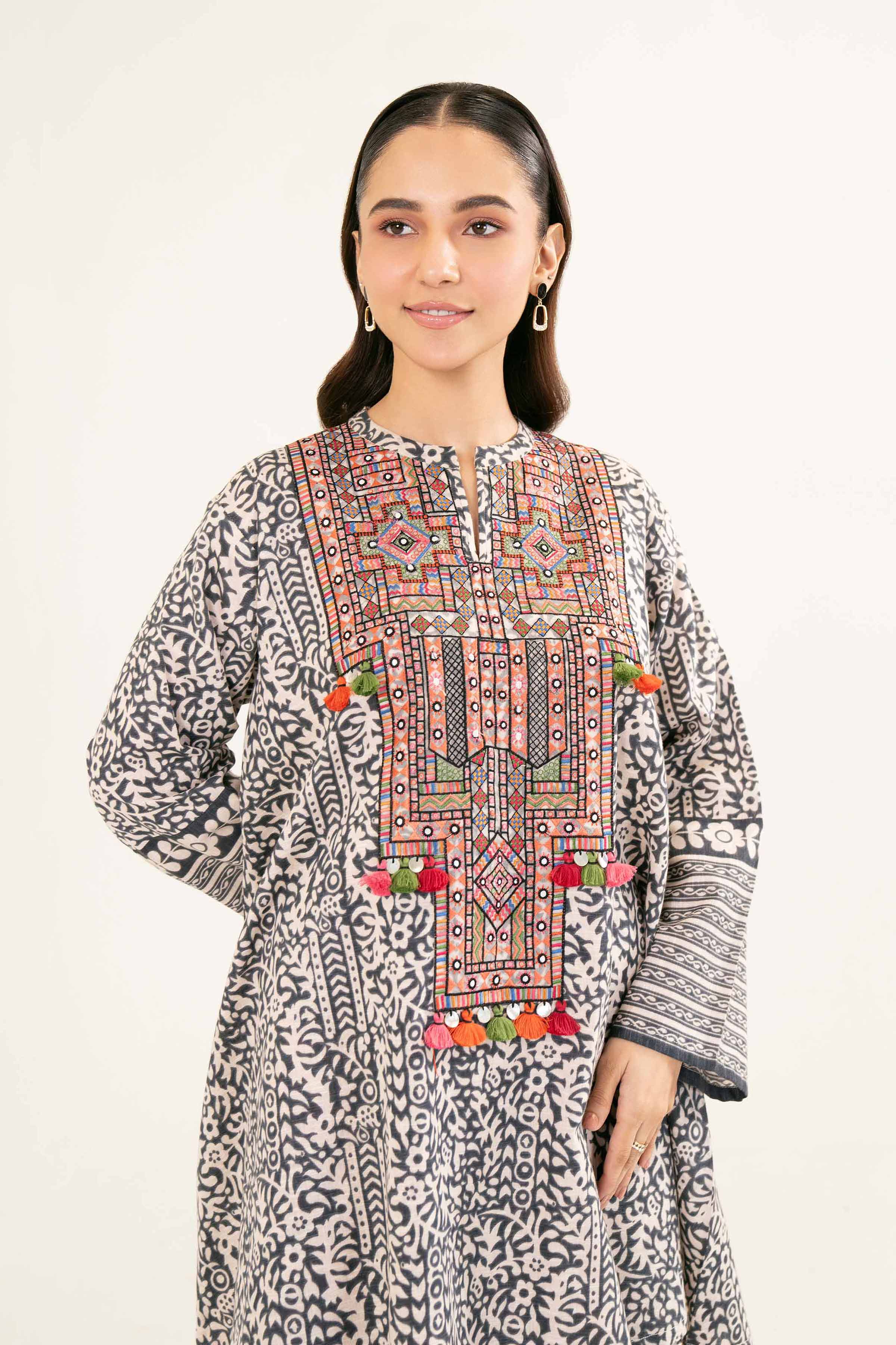 2 Piece - Printed Embroidered - PW24-422