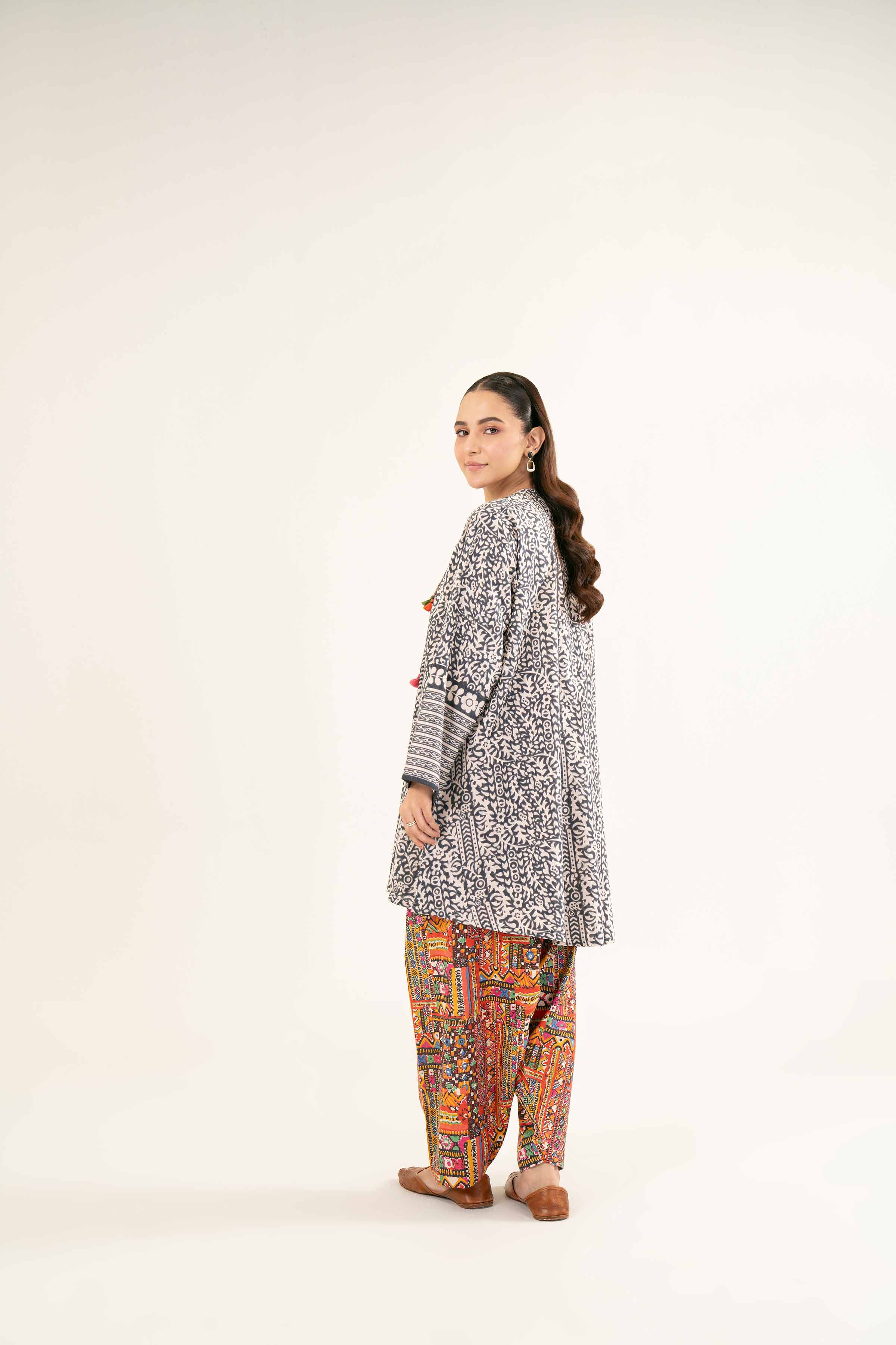 2 Piece - Printed Embroidered - PW24-422