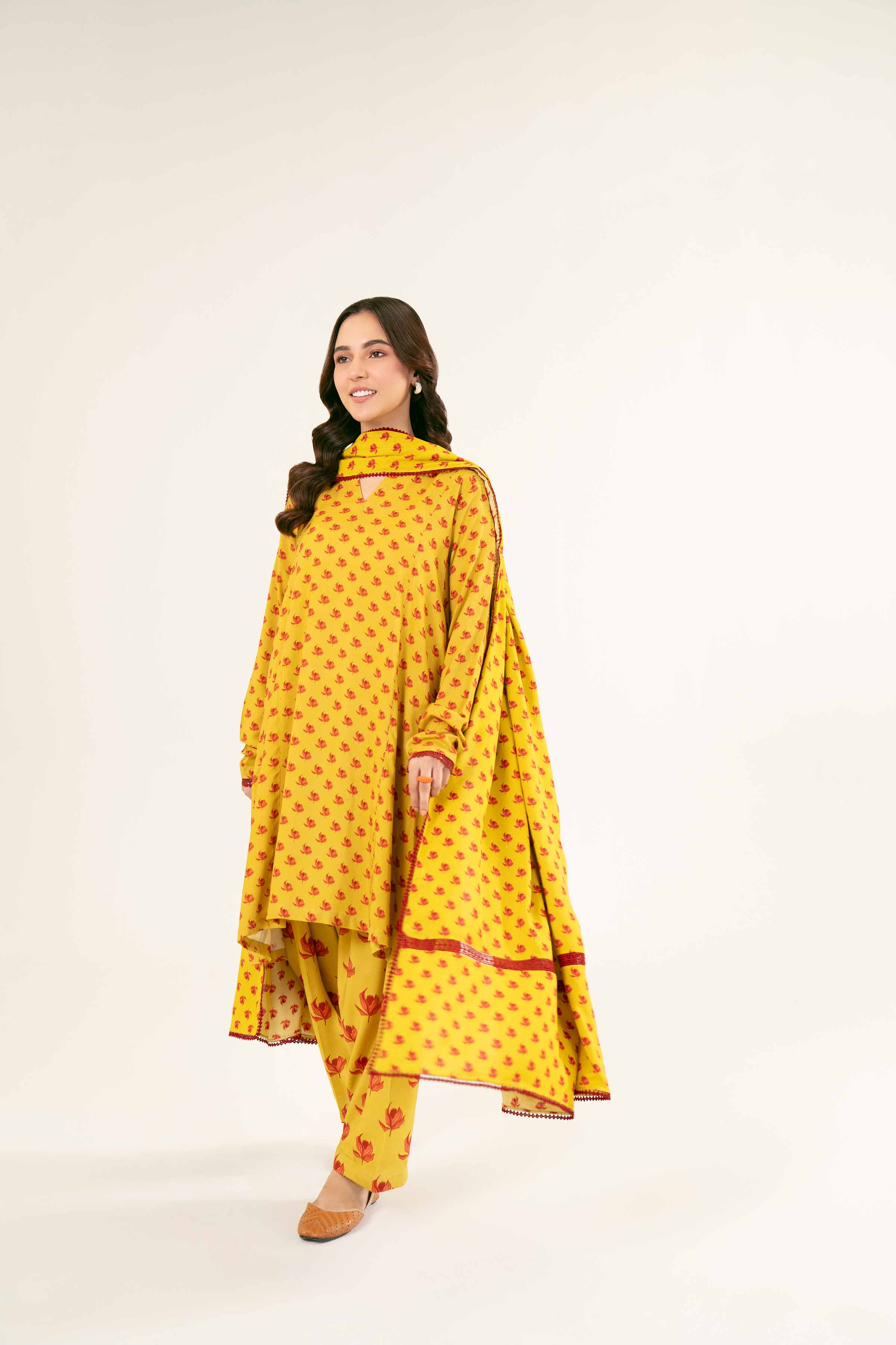 3 Piece - Printed Suit - PW24-428