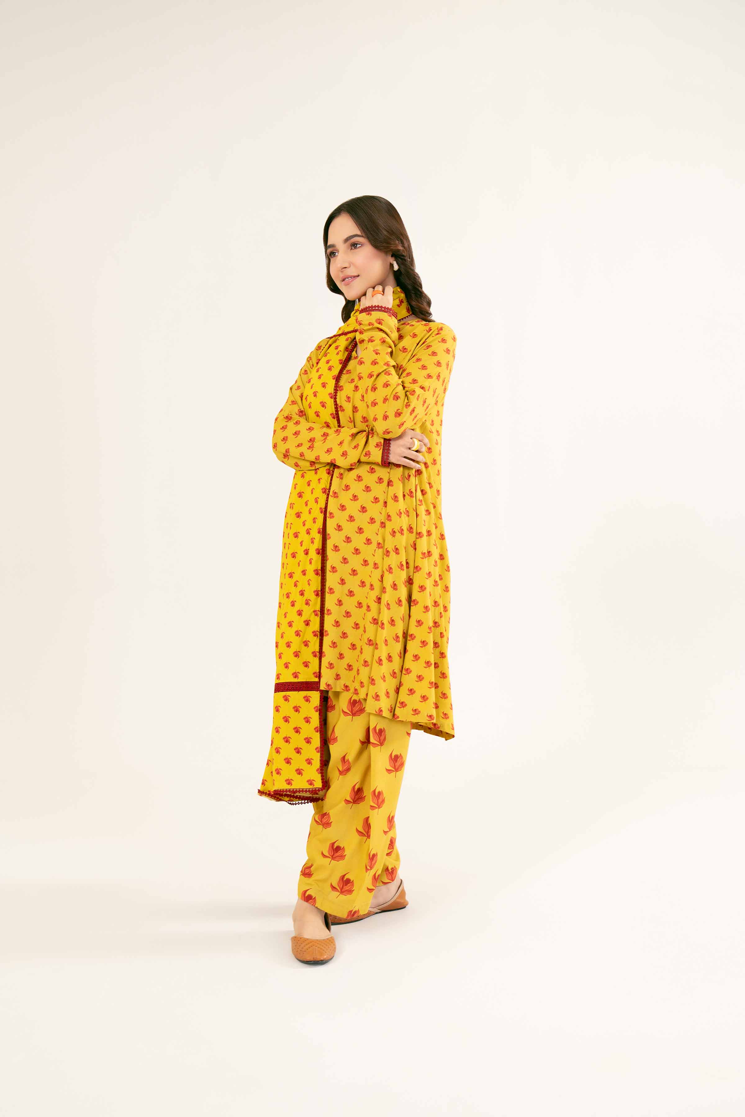 3 Piece - Printed Suit - PW24-428