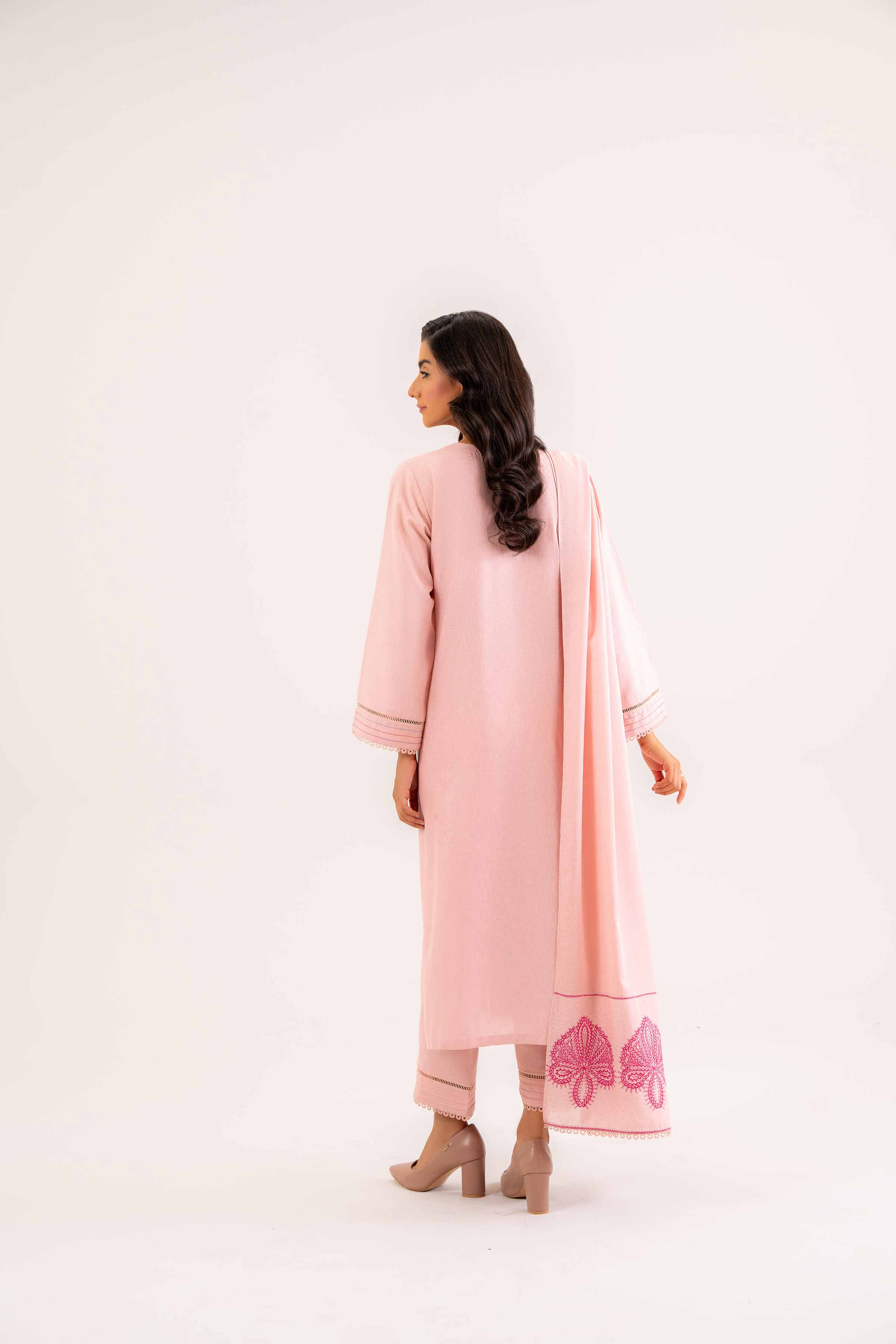 3 piece - Embroidered Suit - PW24-433
