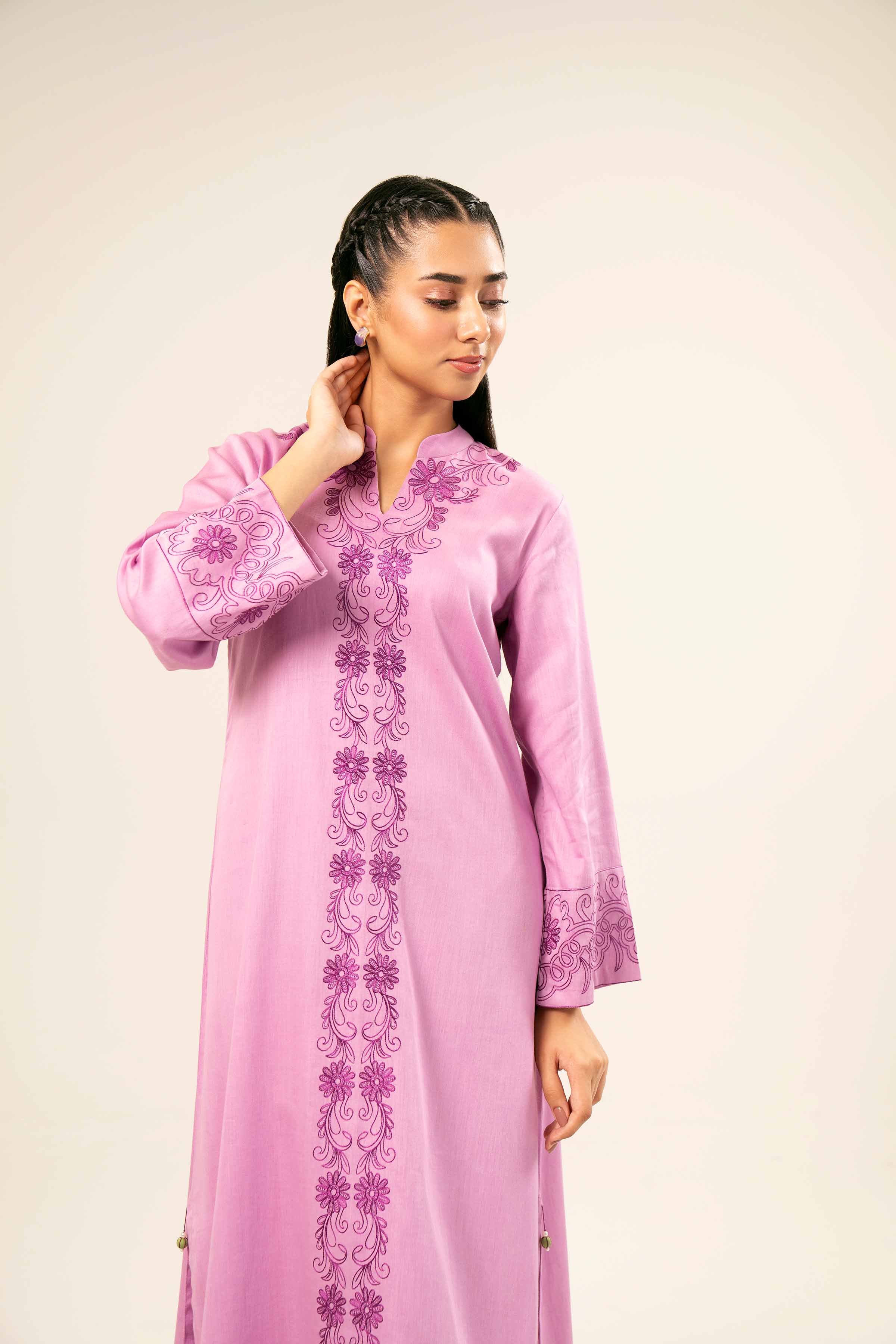 2 Piece - Printed Embroidered - PW24-436