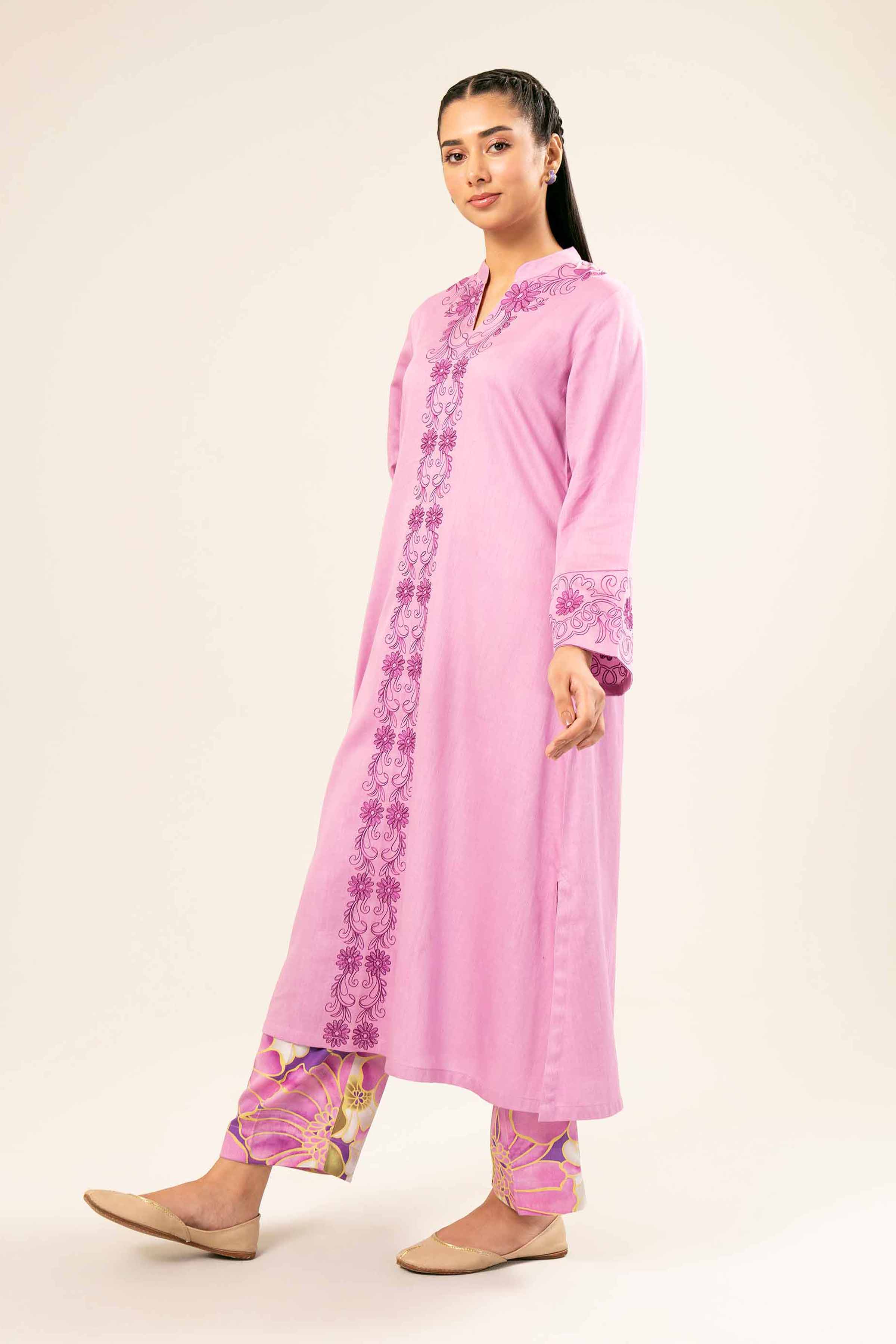 2 Piece - Printed Embroidered - PW24-436