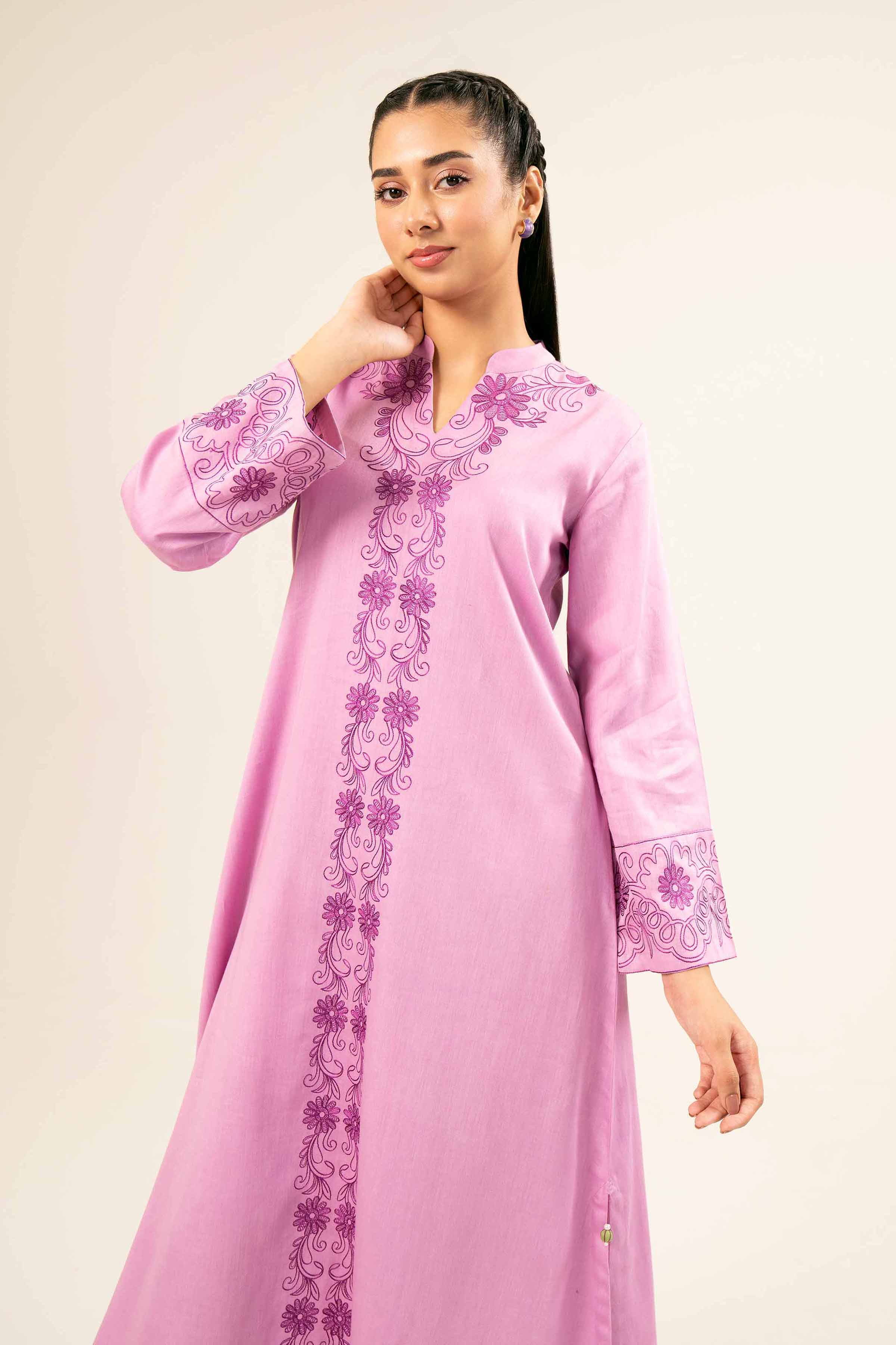 2 Piece - Printed Embroidered - PW24-436