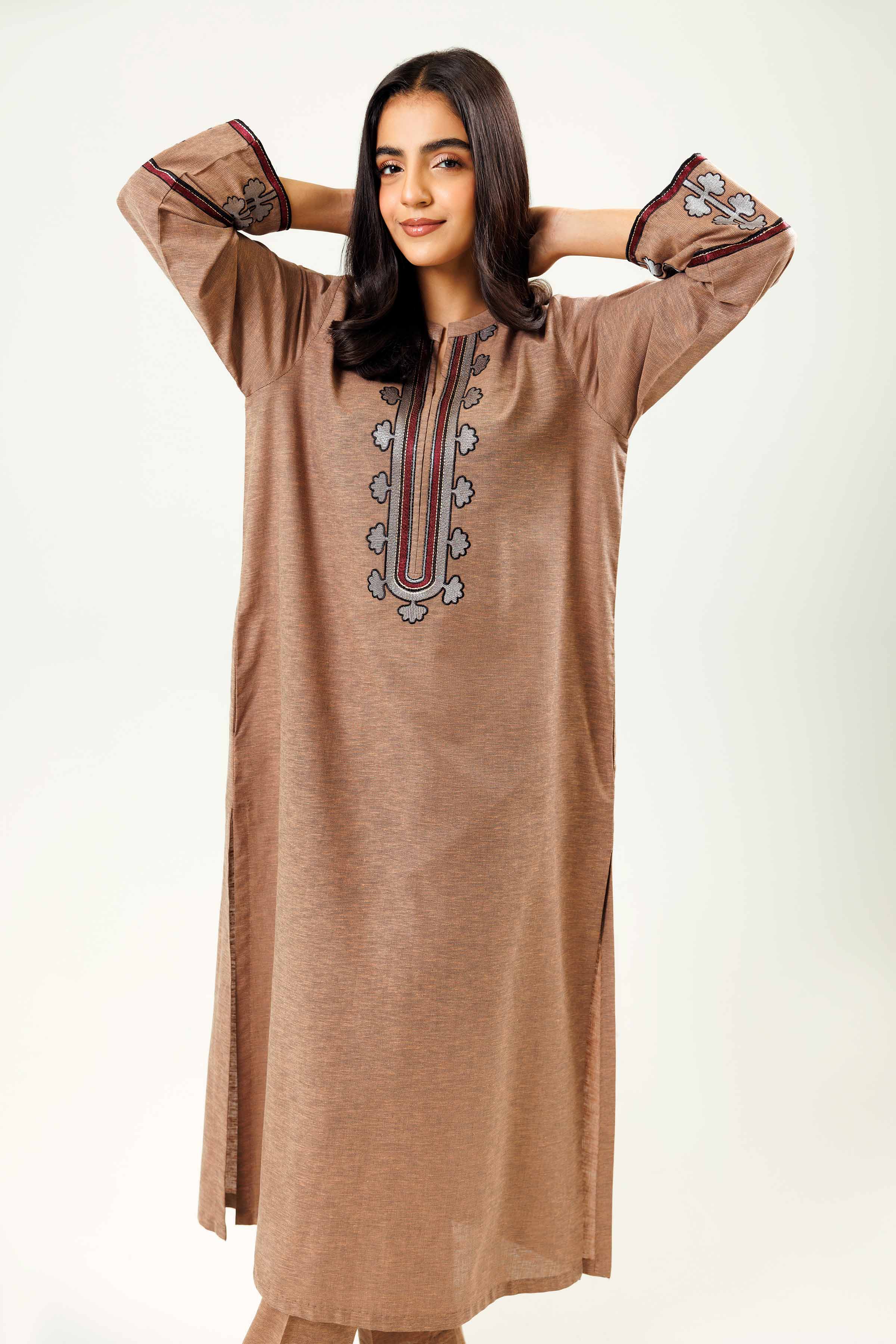 2 Piece - Embroidered Suit - PW24-55
