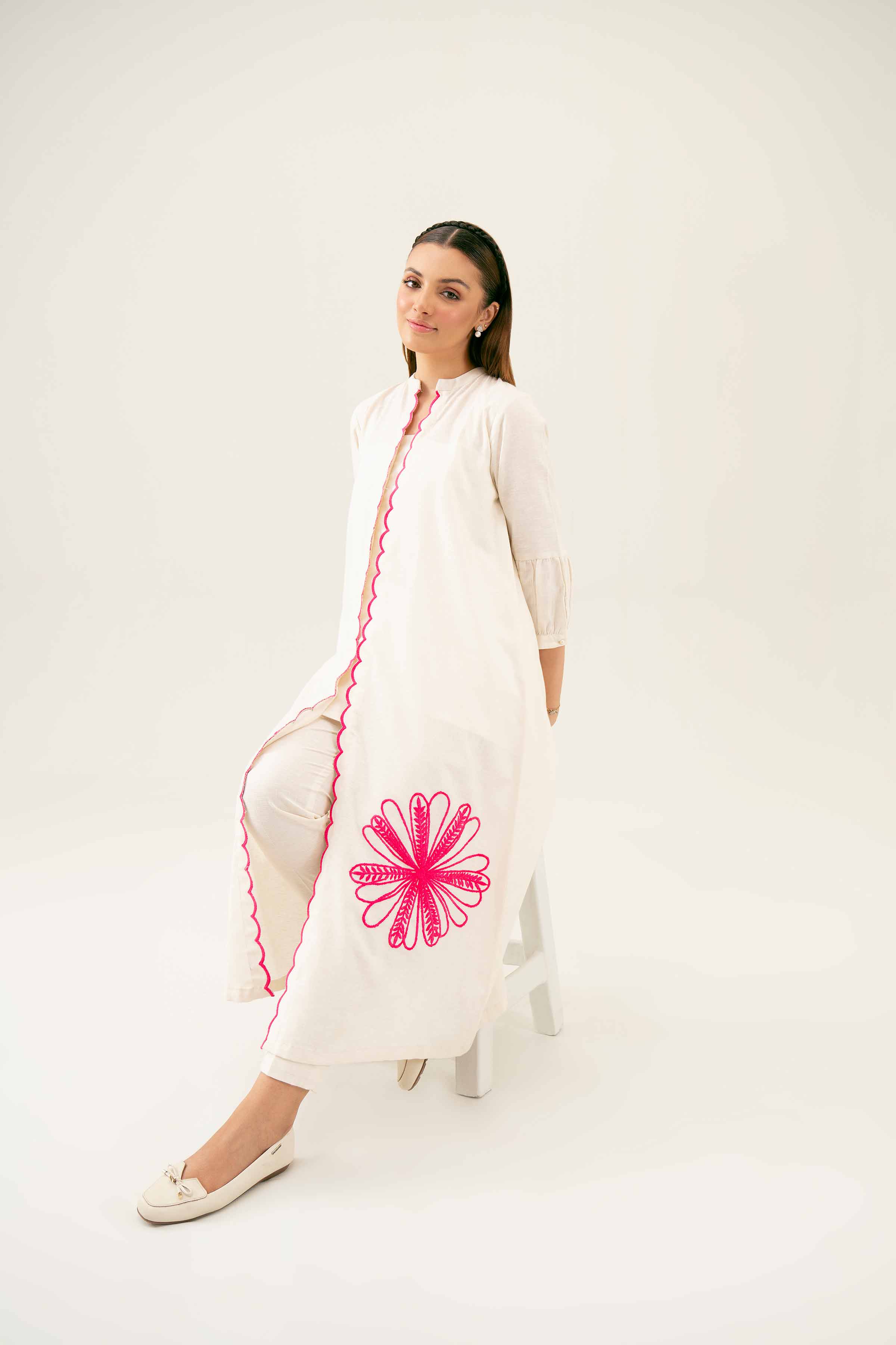 2 Piece - Embroidered Suit - PW24-61