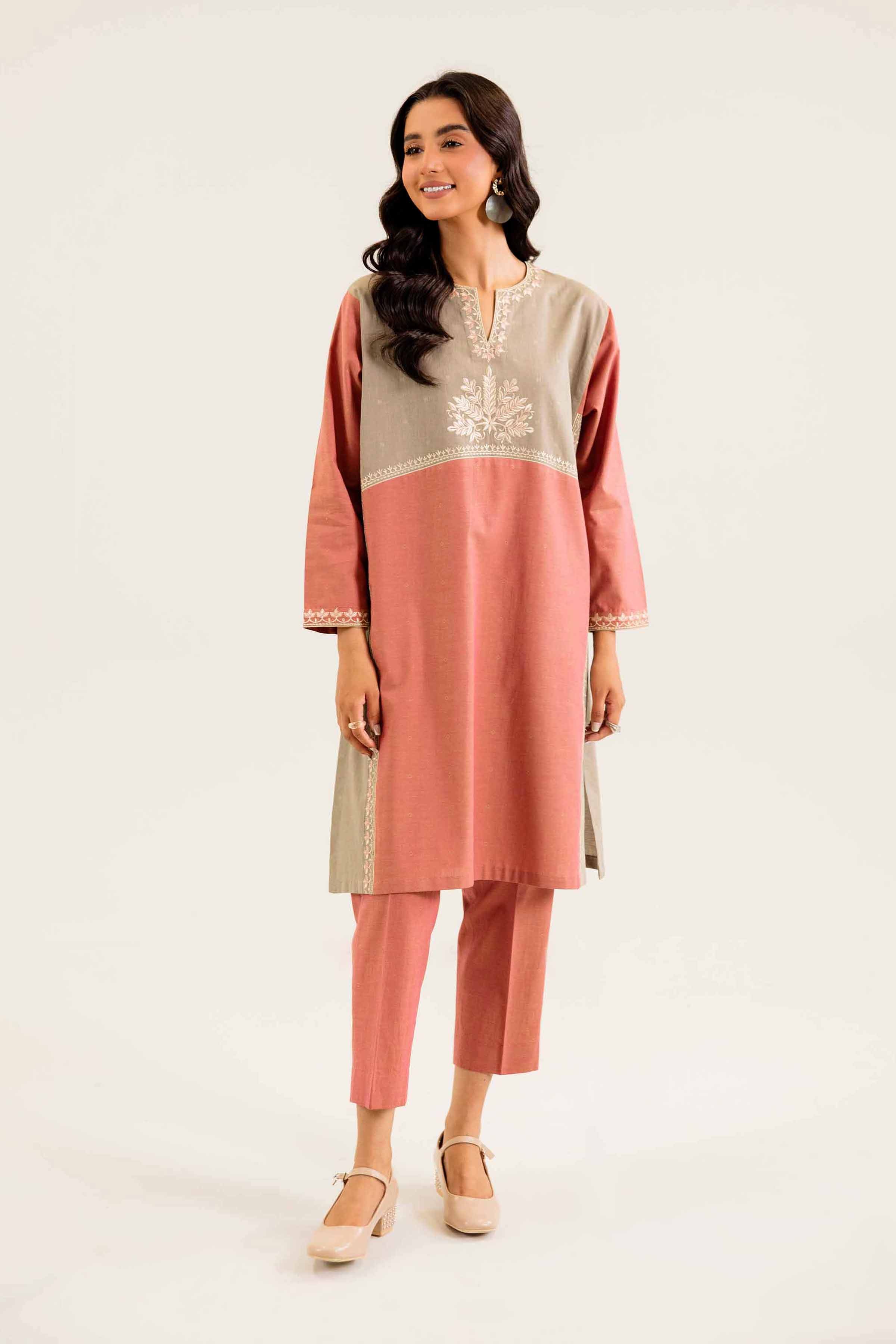 2 Piece - Embroidered Suit - PW24-62