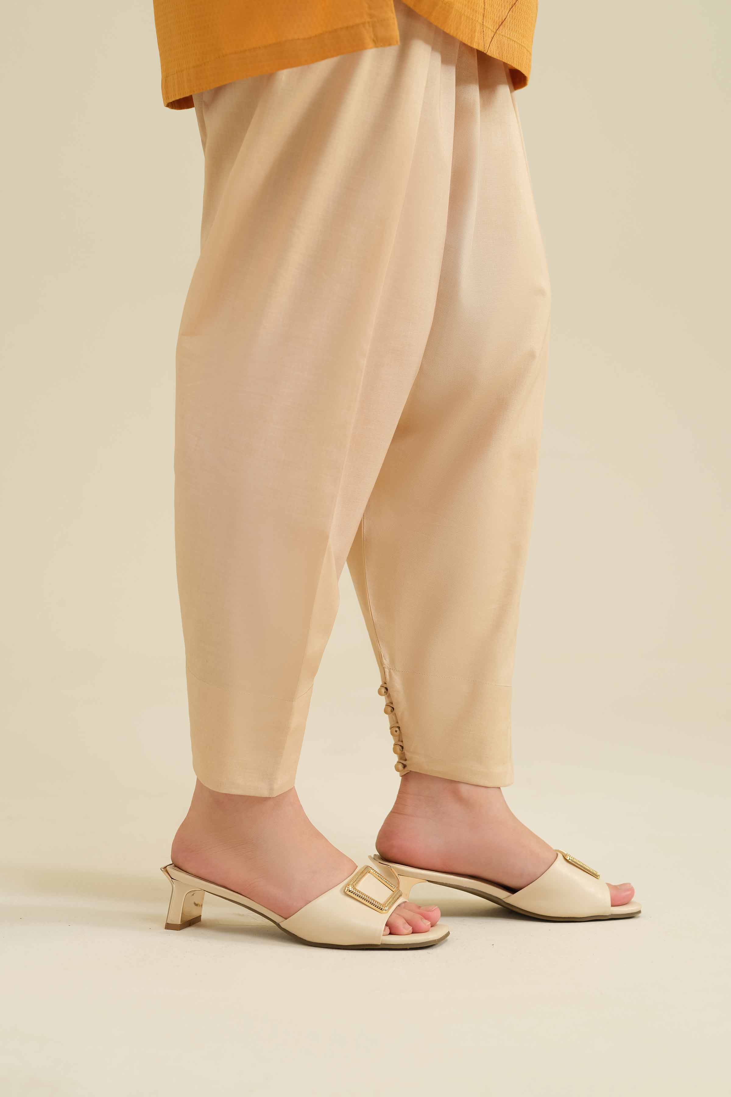 Basic Shalwar - PW25-102 for Women - Pret Collection | Nishat | Shop Online