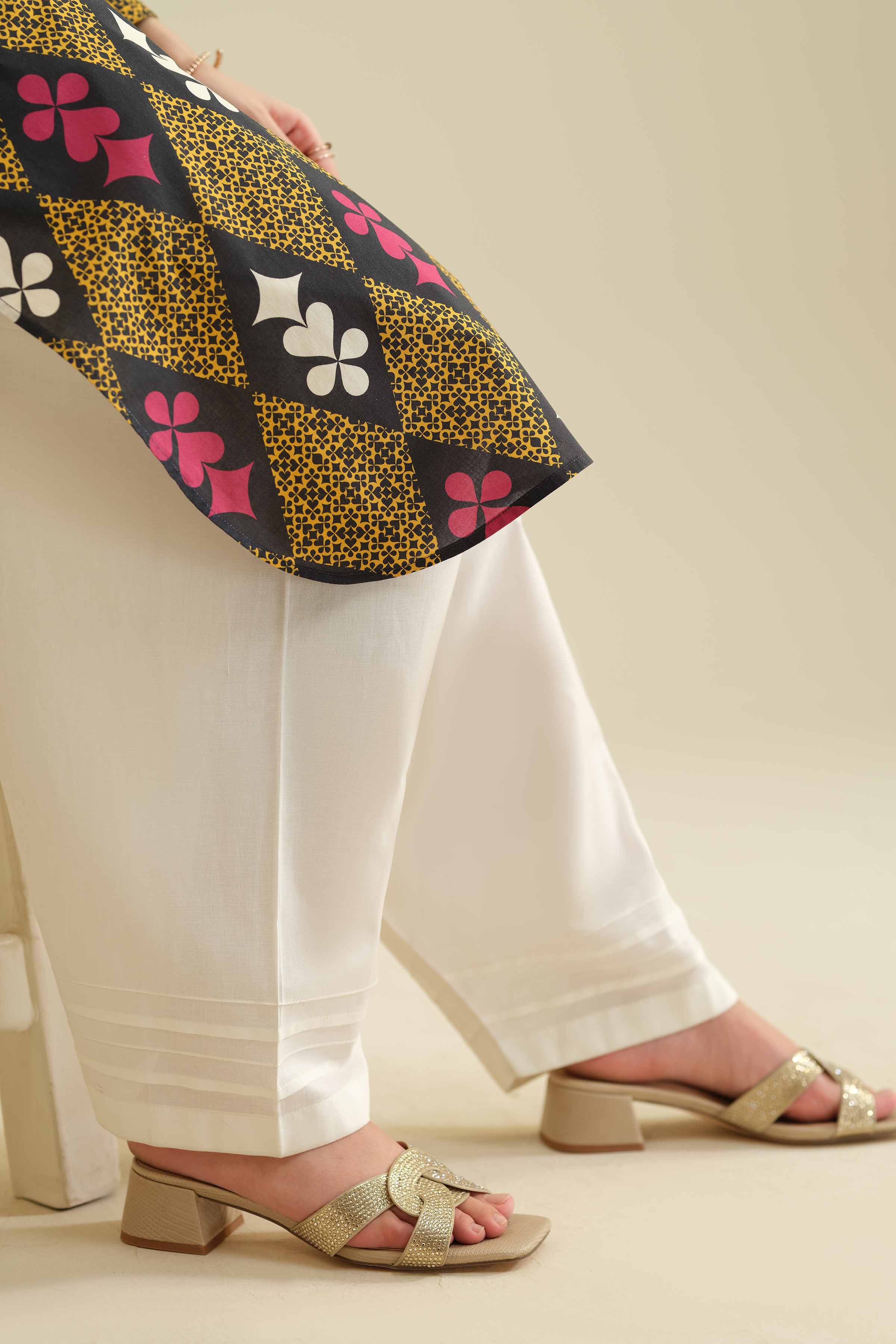 Basic Shalwar - PW25-136 for Women - Pret Collection | Nishat | Shop Online