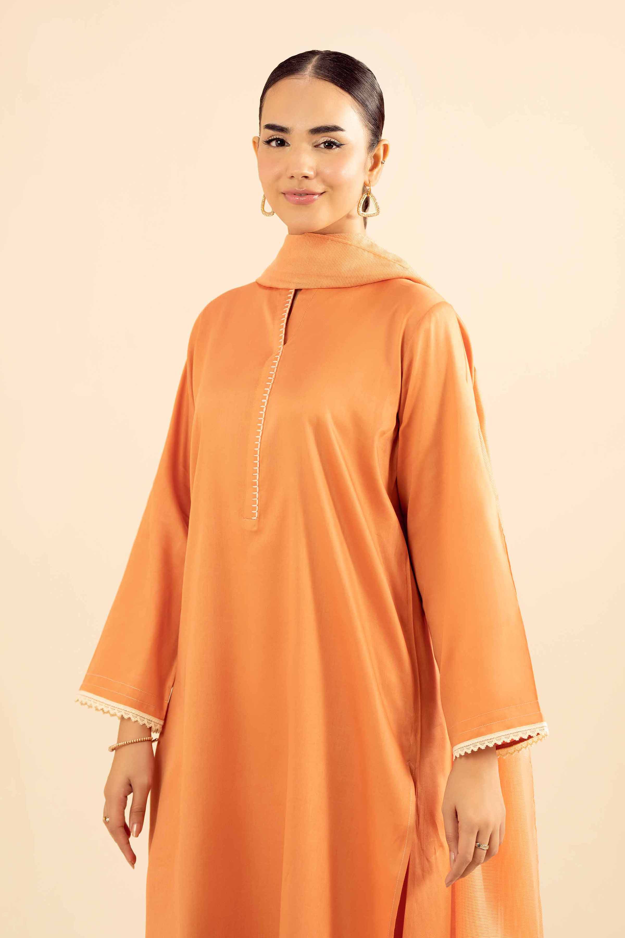 3 Piece - Basic Suit - PW25-15 for Women - Pret Collection | Nishat | Shop Online