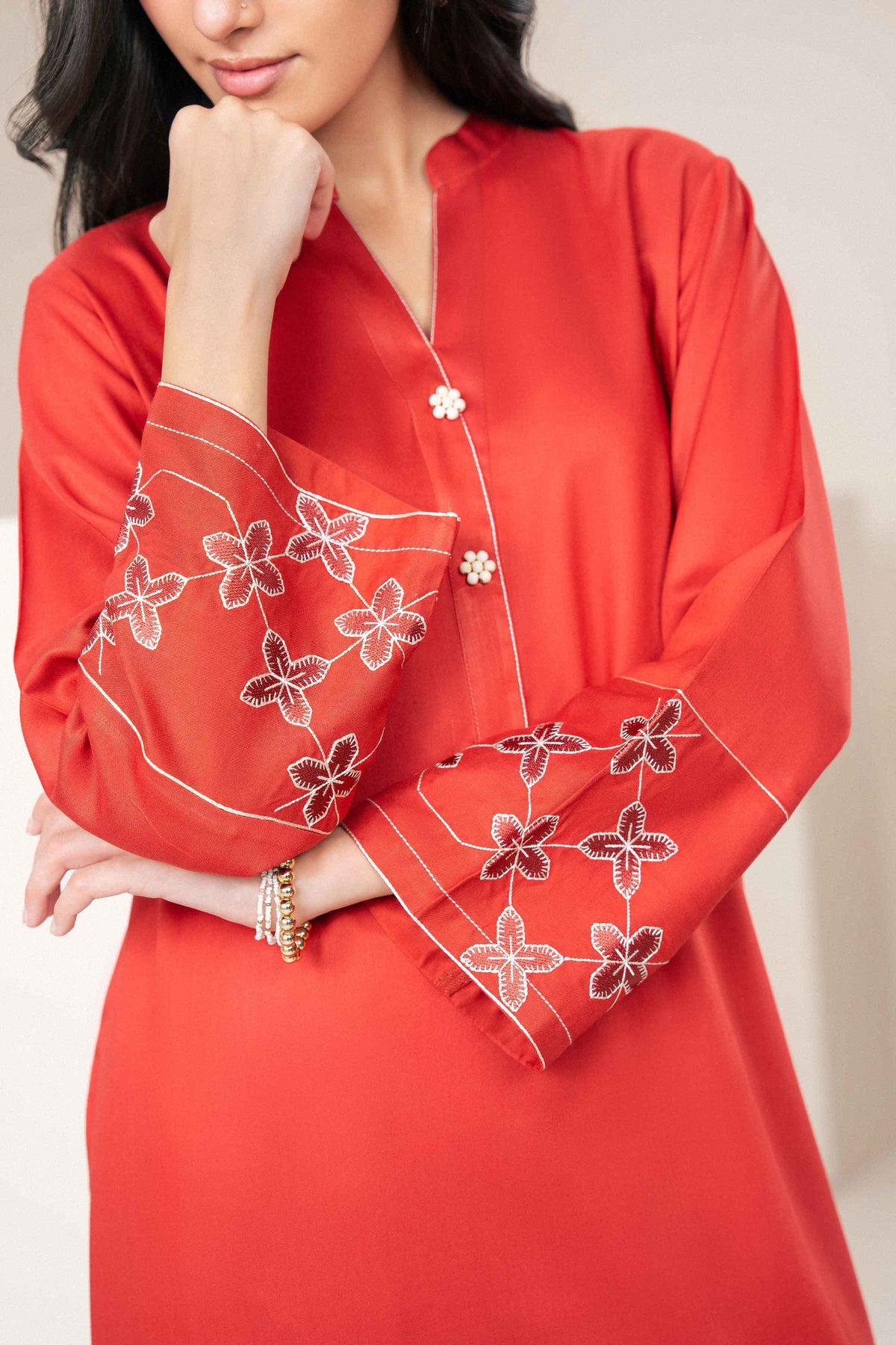 2 Piece - Embroidered Suit - PW25-176 for Women - Pret Collection | Nishat | Shop Online