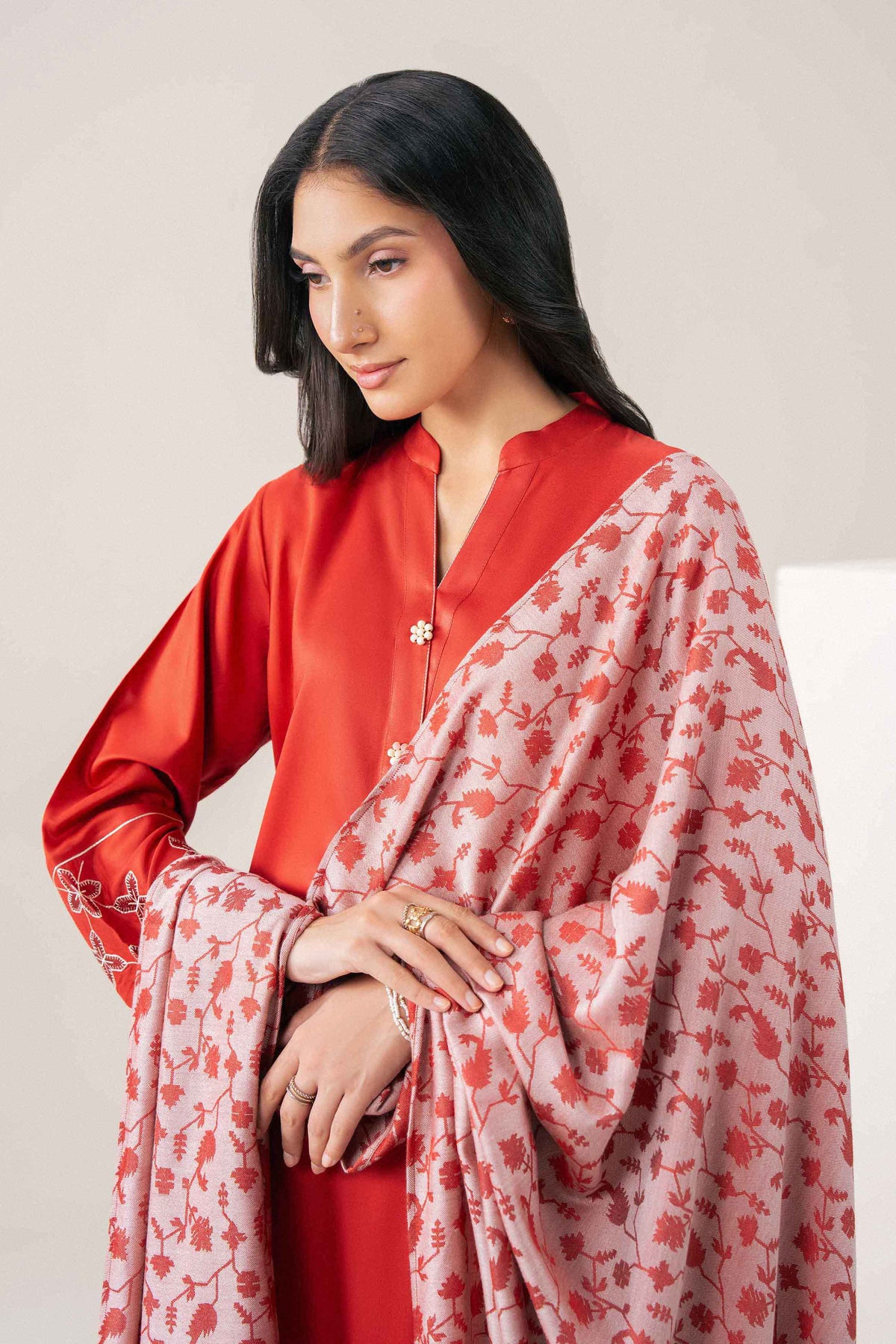2 Piece - Embroidered Suit - PW25-176 for Women - Pret Collection | Nishat | Shop Online