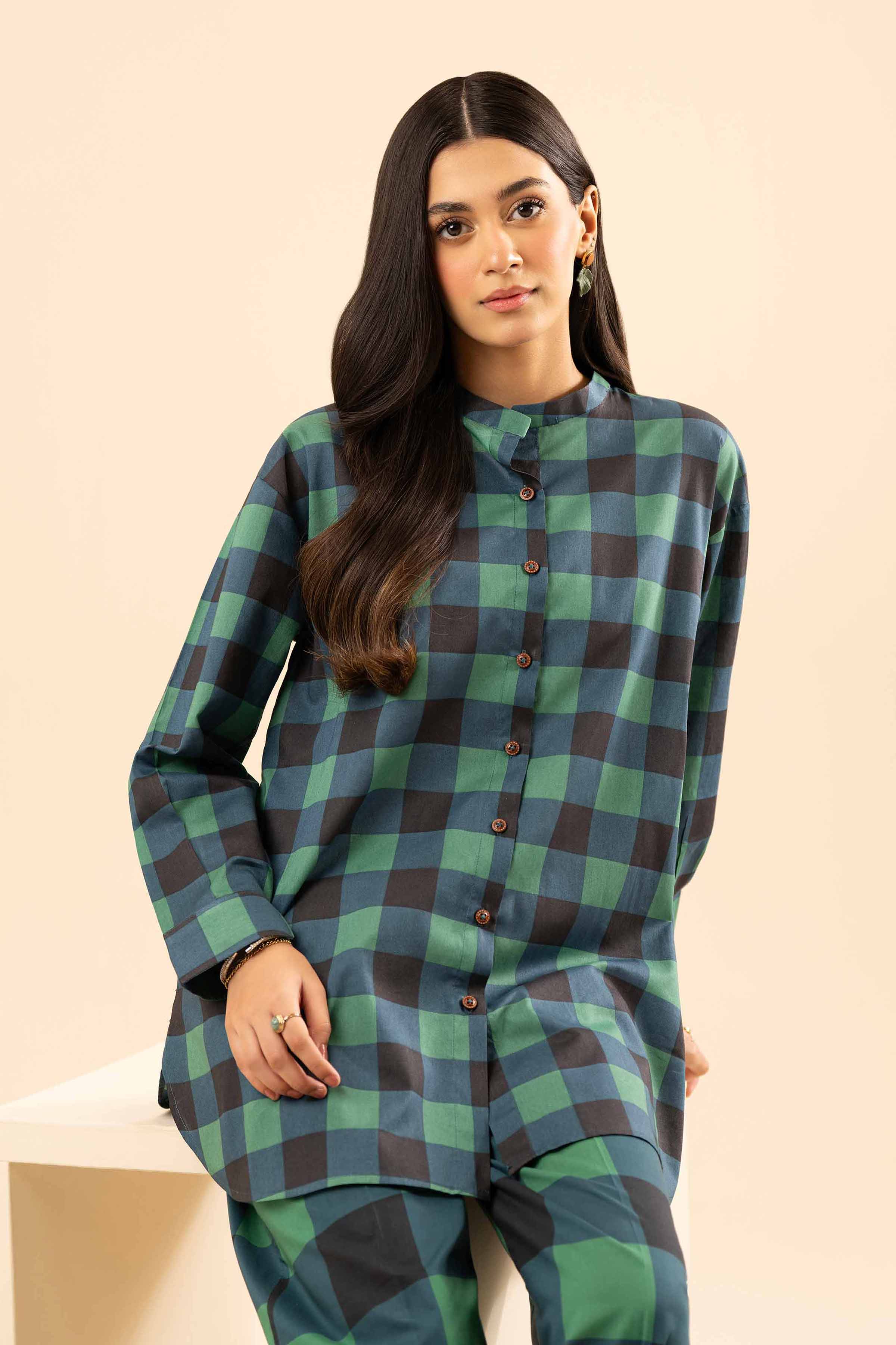 2 Piece - Printed Suit - PW25-18 for Women - Pret Collection | Nishat | Shop Online