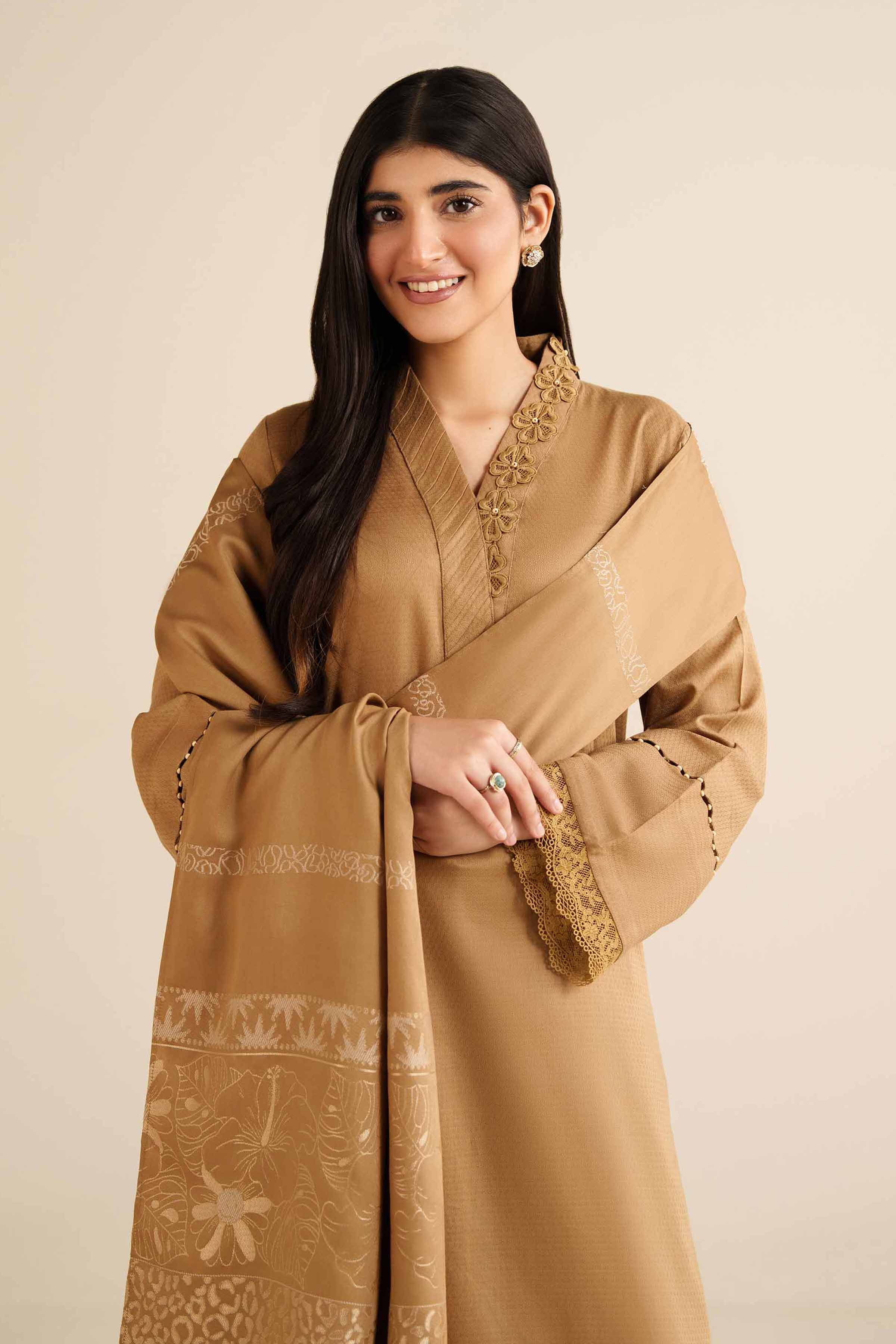 3 Piece - Basic Suit - PW25-195 for Women - Pret Collection | Nishat | Shop Online