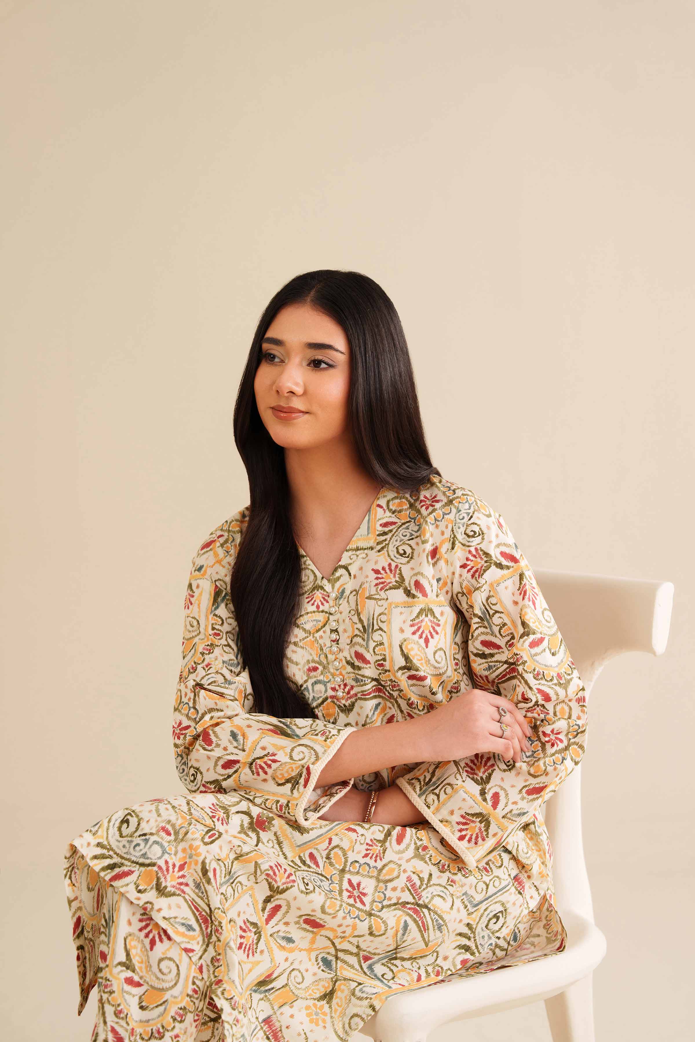 2 Piece - Printed Suit - PW25-200 for Women - Pret Collection | Nishat | Shop Online