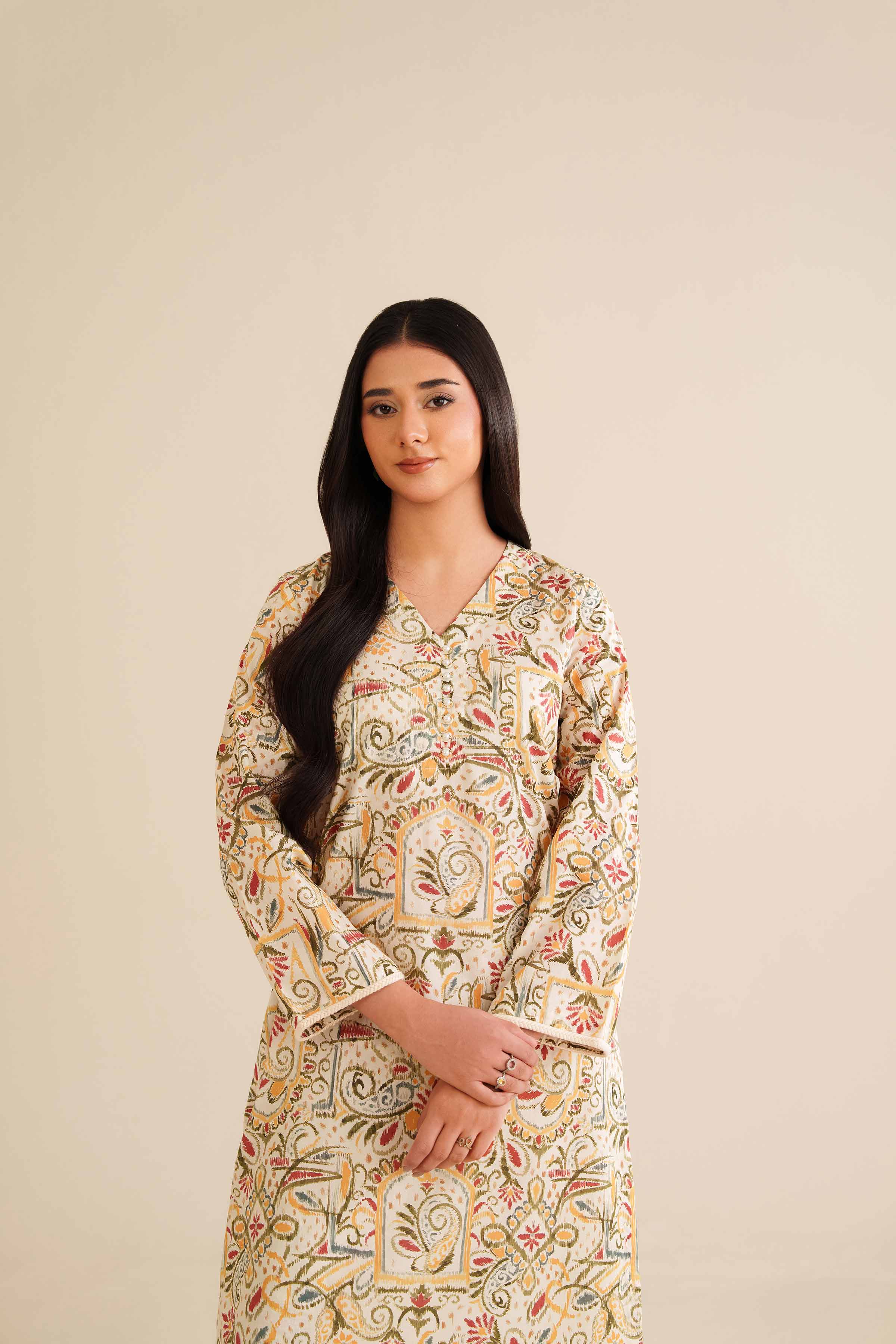 2 Piece - Printed Suit - PW25-200 for Women - Pret Collection | Nishat | Shop Online