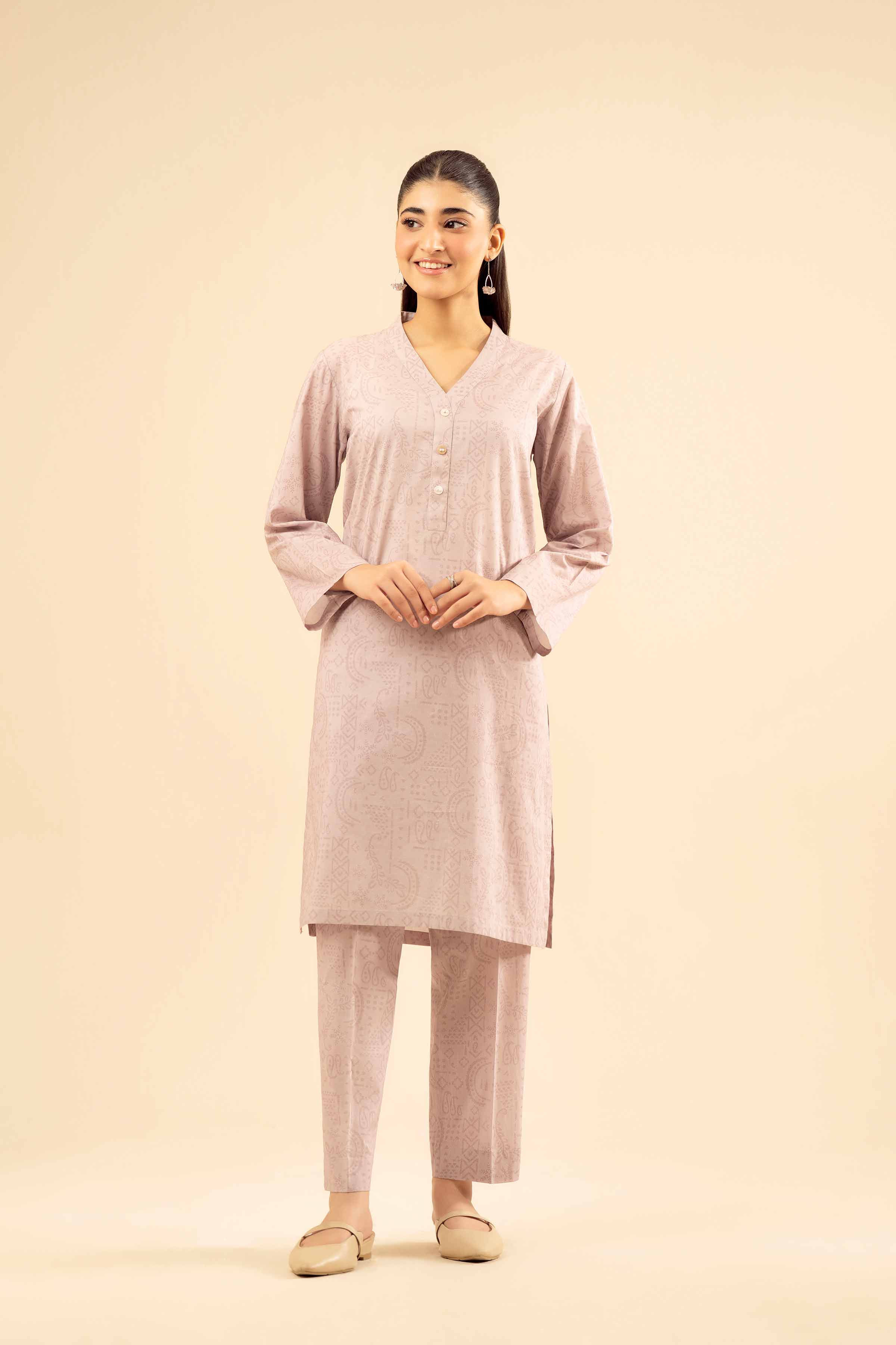 2 Piece - Printed Suit - PW25-21 for Women - Pret Collection | Nishat | Shop Online