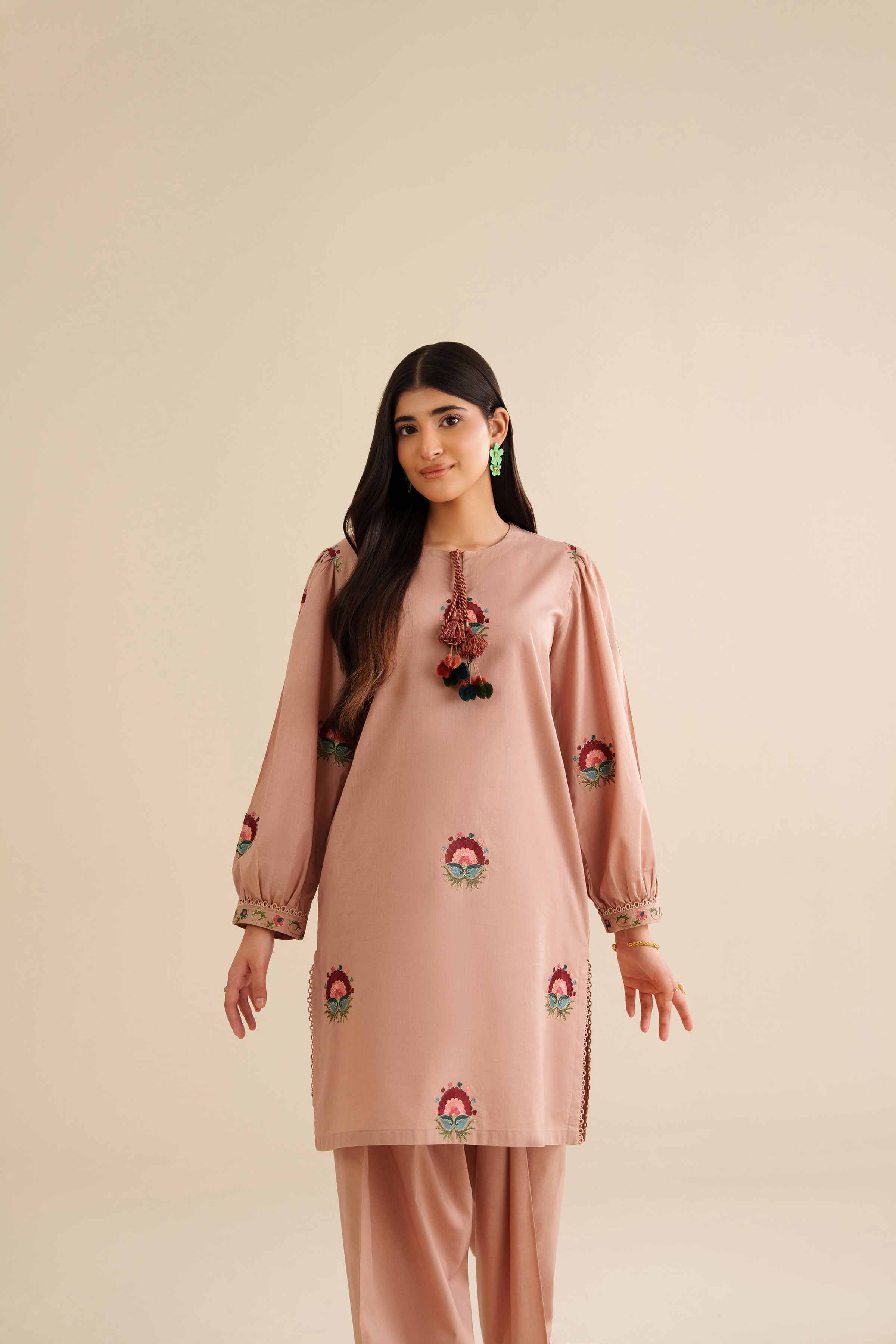2 Piece - Embroidered Suit - PW25-211 for Women - Pret Collection | Nishat | Shop Online