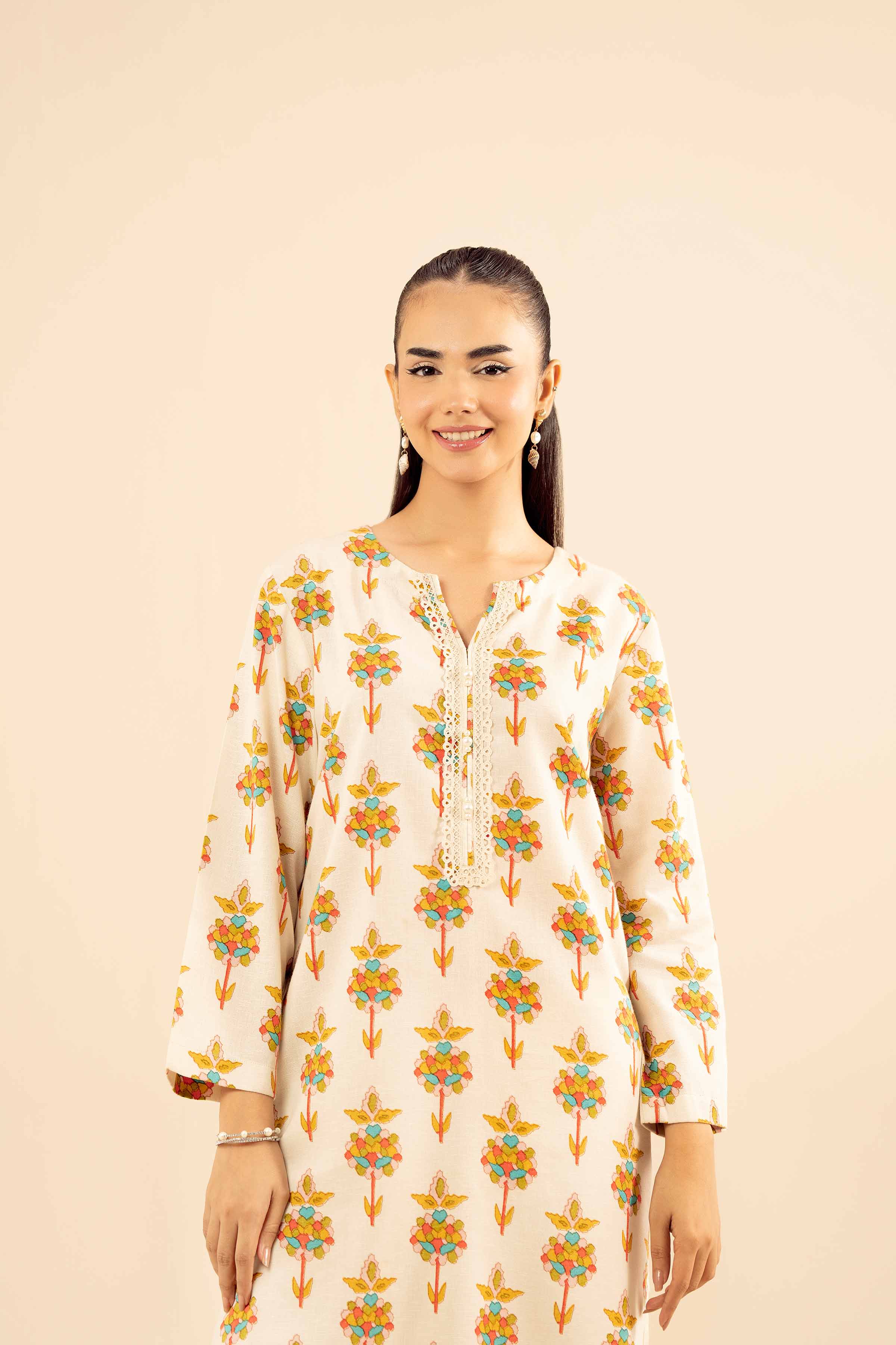 2 Piece - Embroidered Suit - PW25-216 for Women - Pret Collection | Nishat | Shop Online