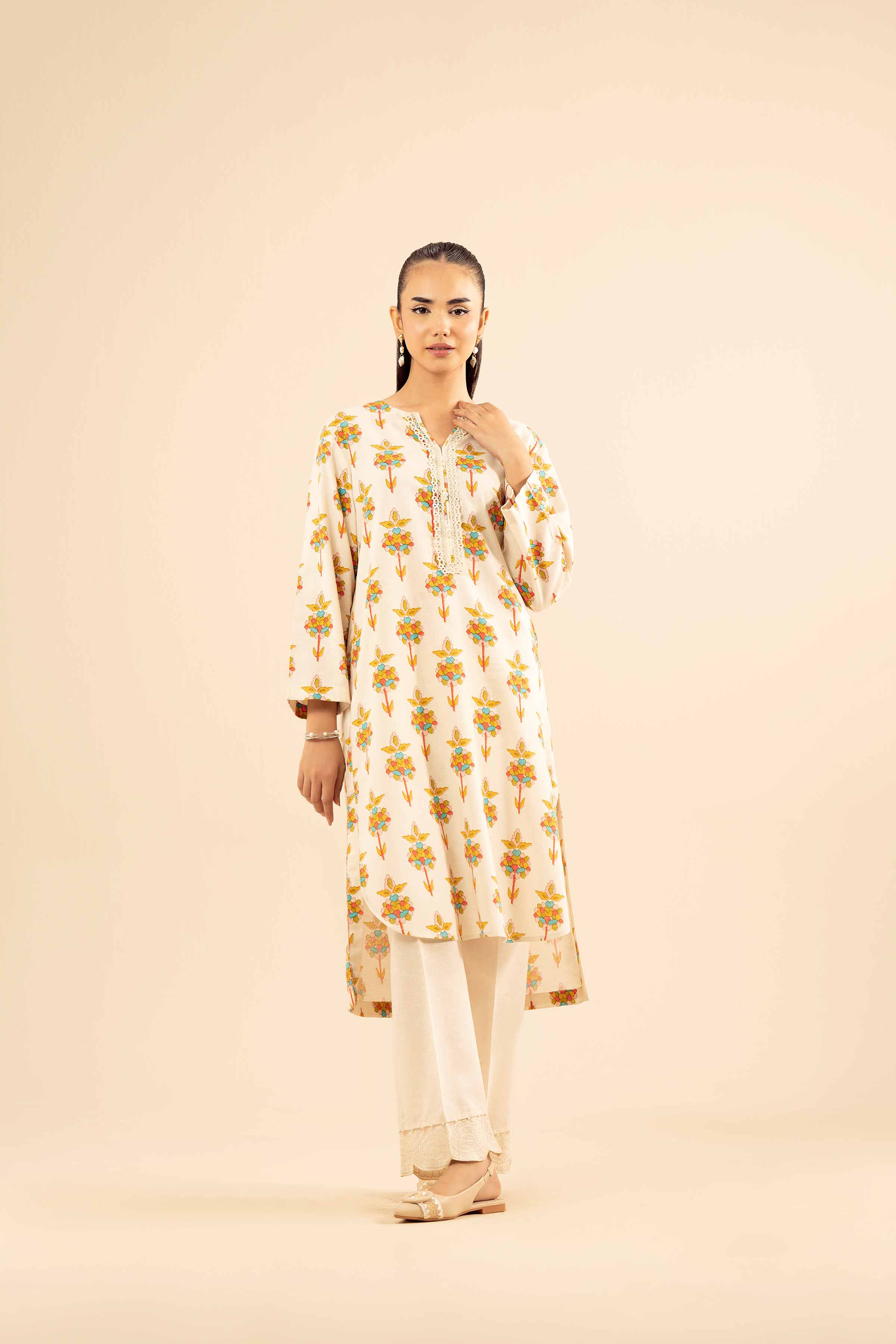 2 Piece - Embroidered Suit - PW25-216 for Women - Pret Collection | Nishat | Shop Online