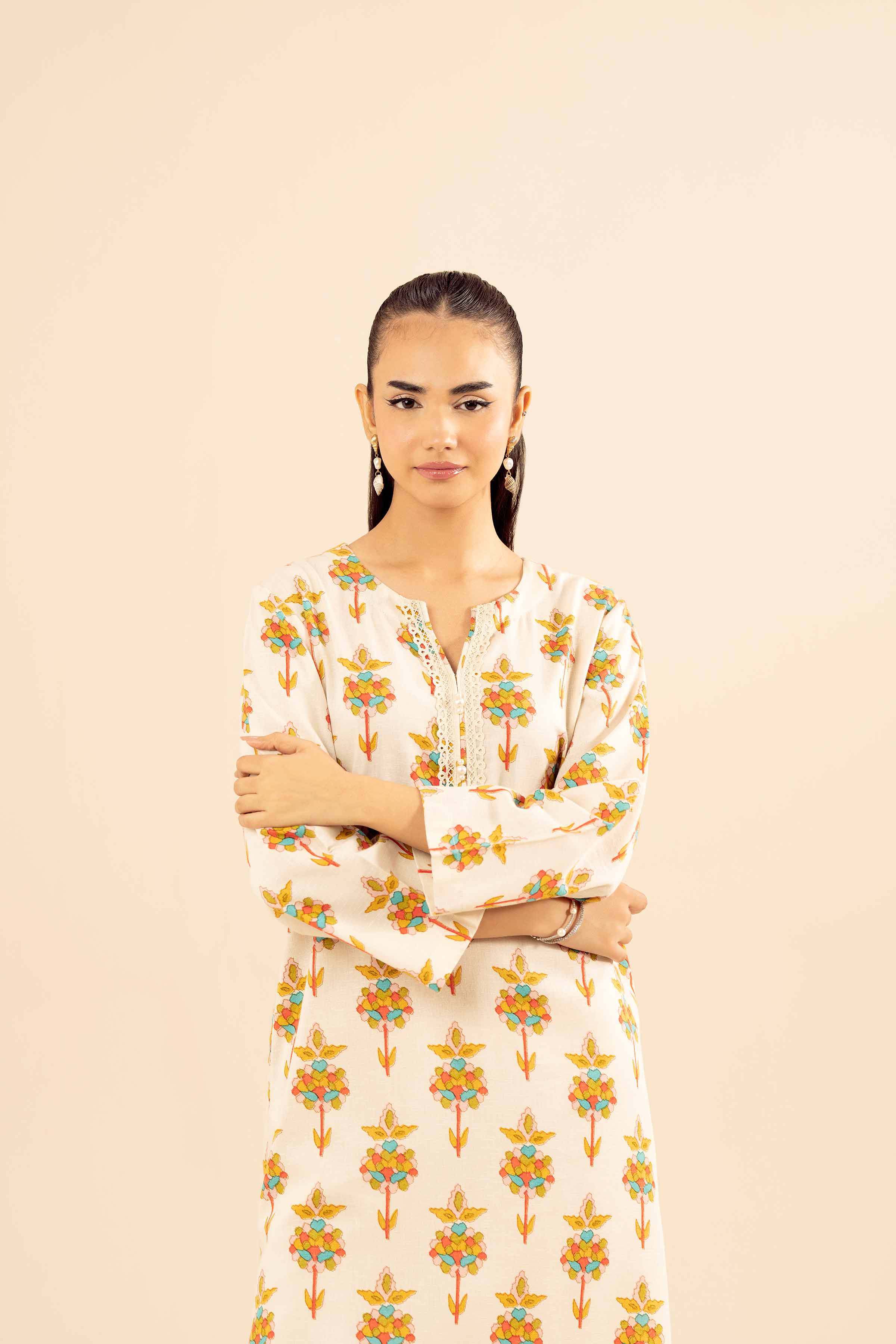 2 Piece - Embroidered Suit - PW25-216 for Women - Pret Collection | Nishat | Shop Online