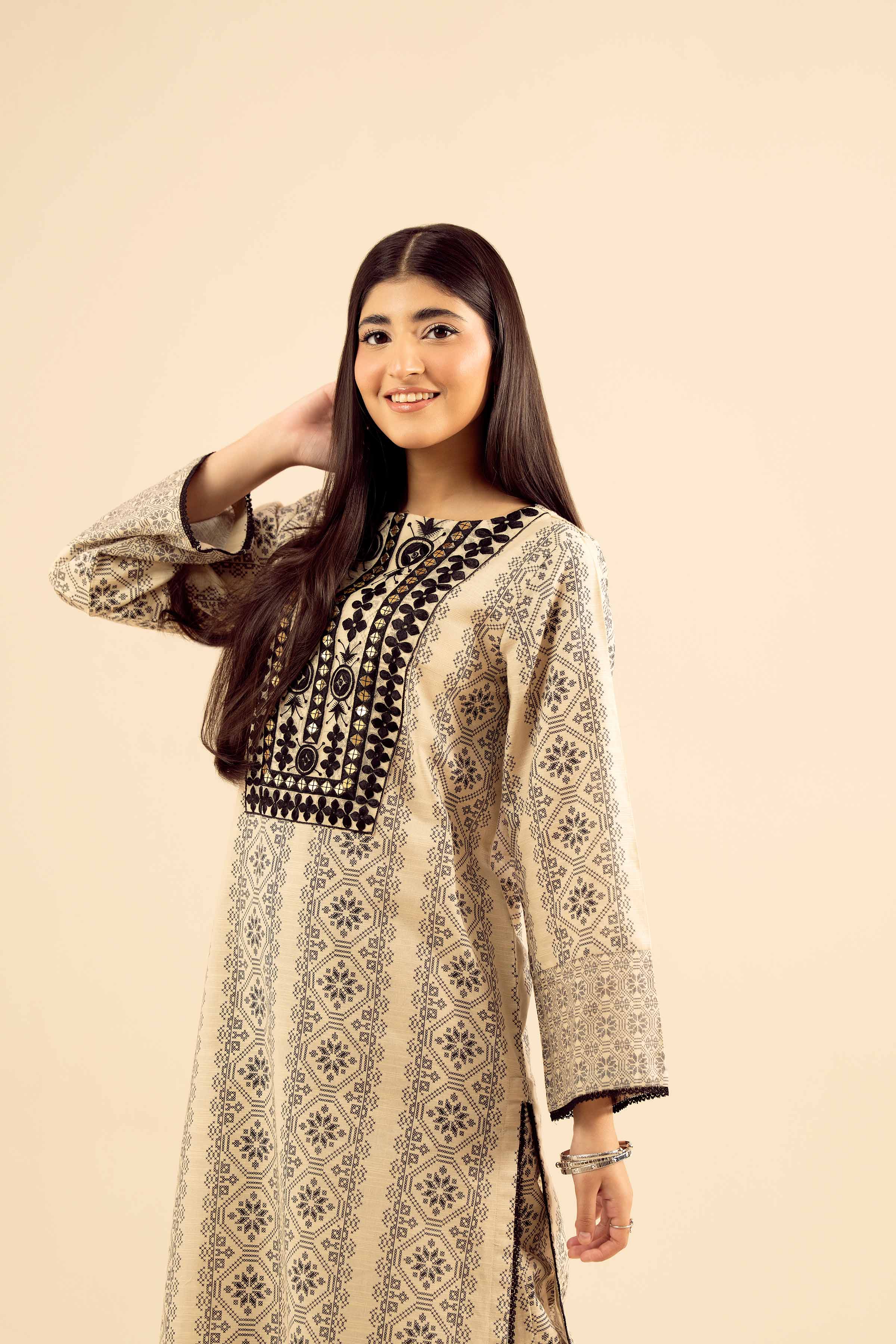 2 Piece - Embroidered Suit - PW25-224 for Women - Pret Collection | Nishat | Shop Online