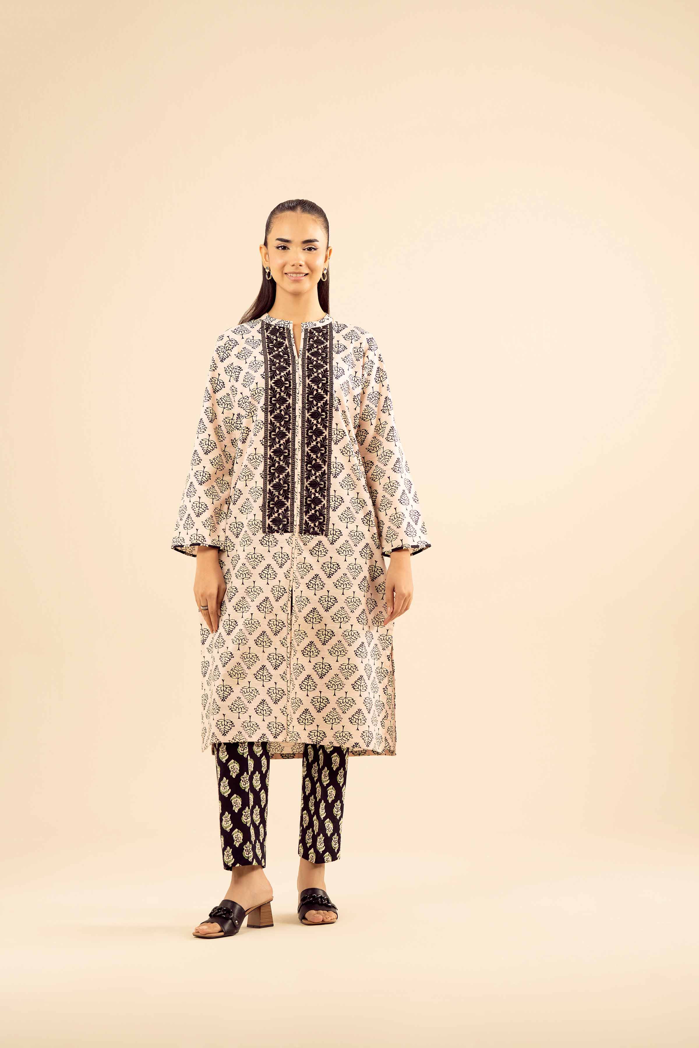 2 Piece - Embroidered Suit - PW25-226 for Women - Pret Collection | Nishat | Shop Online