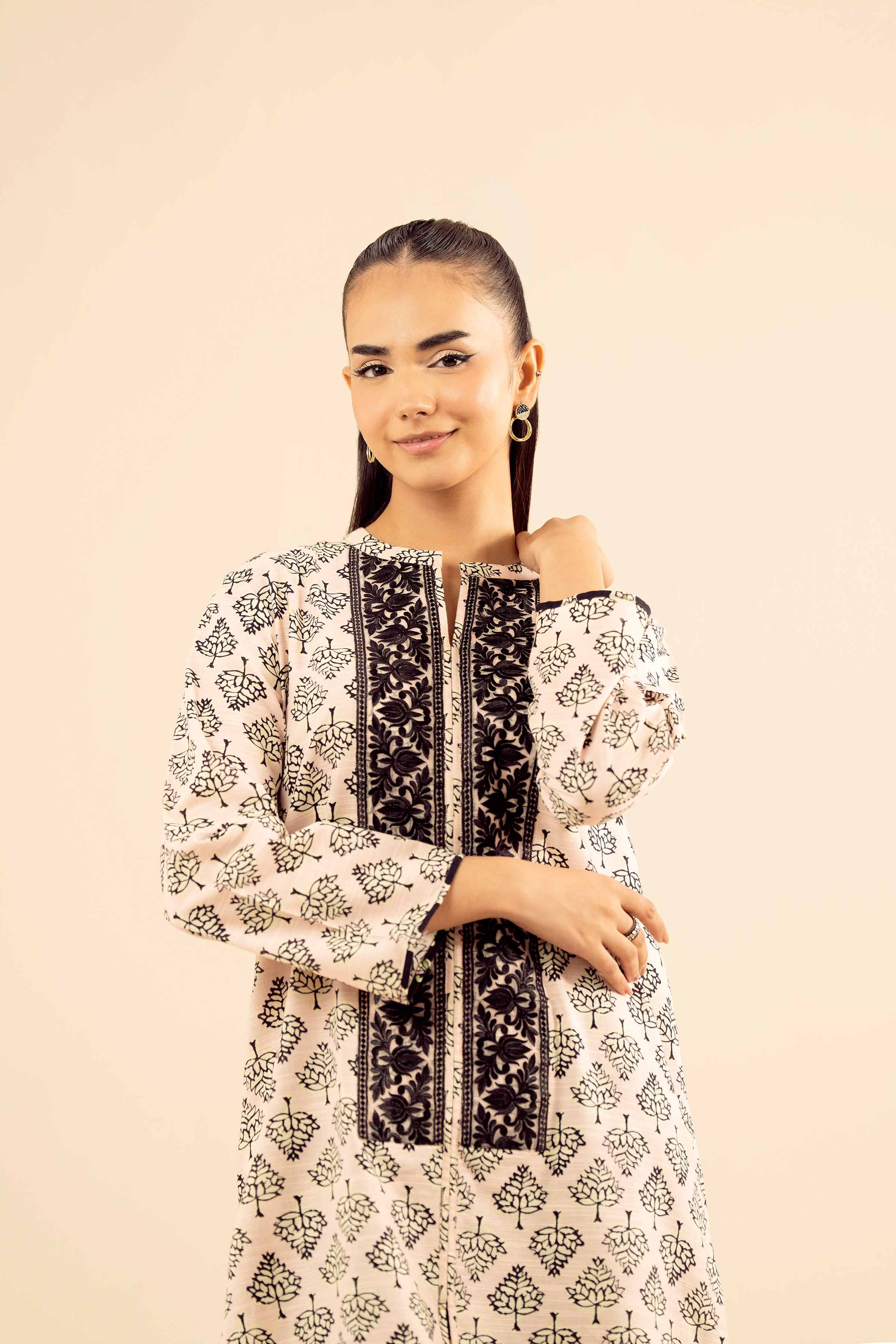 2 Piece - Embroidered Suit - PW25-226 for Women - Pret Collection | Nishat | Shop Online