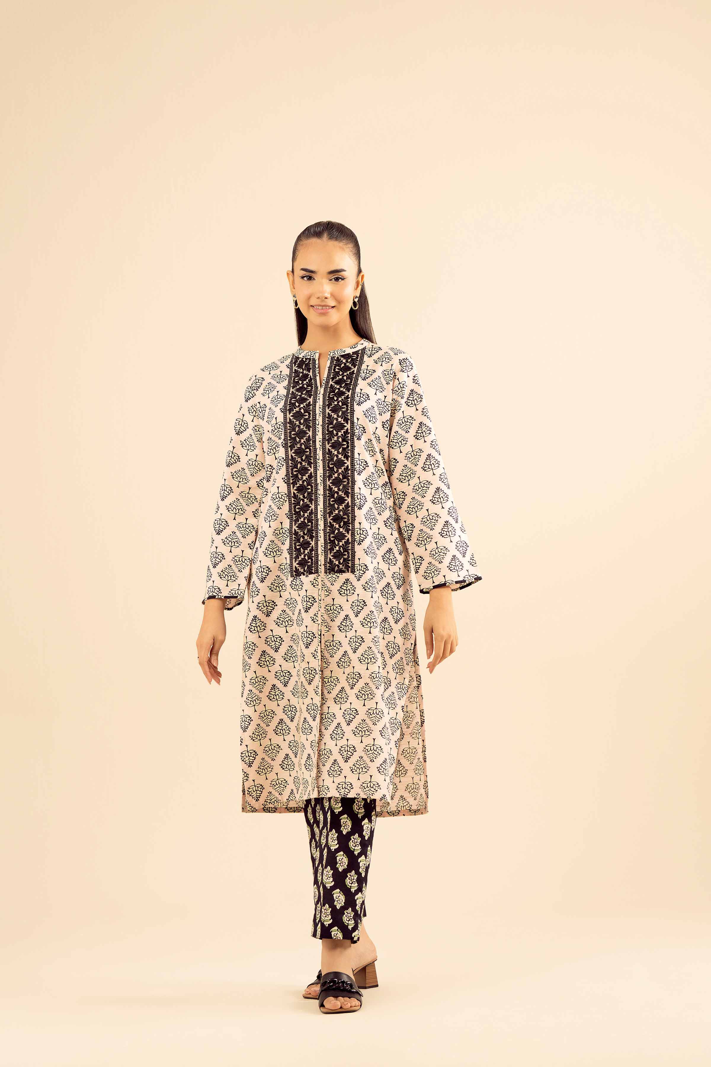 2 Piece - Embroidered Suit - PW25-226 for Women - Pret Collection | Nishat | Shop Online