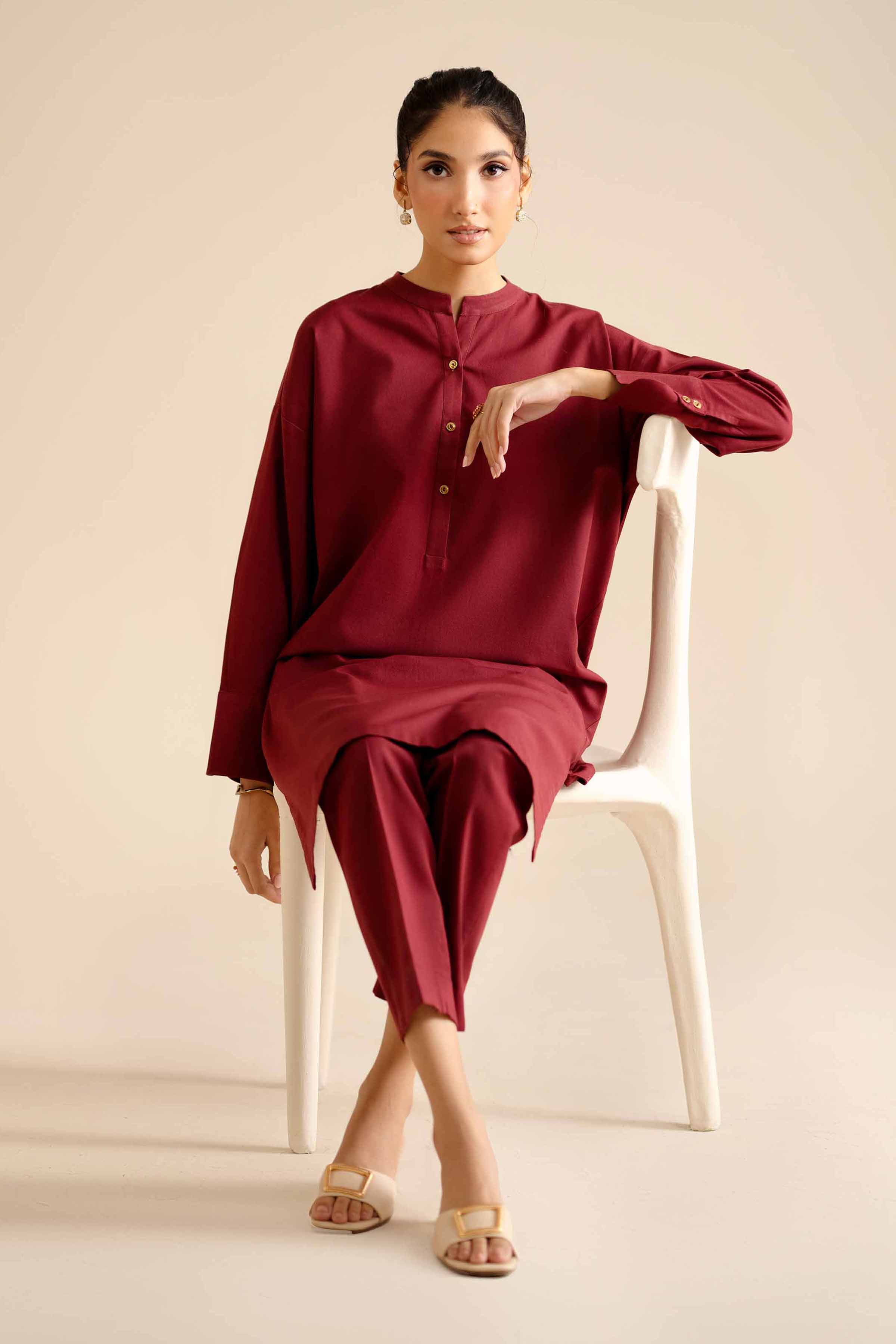 2 Piece - Basic Suit - PW25-236 for Women - Pret Collection | Nishat | Shop Online