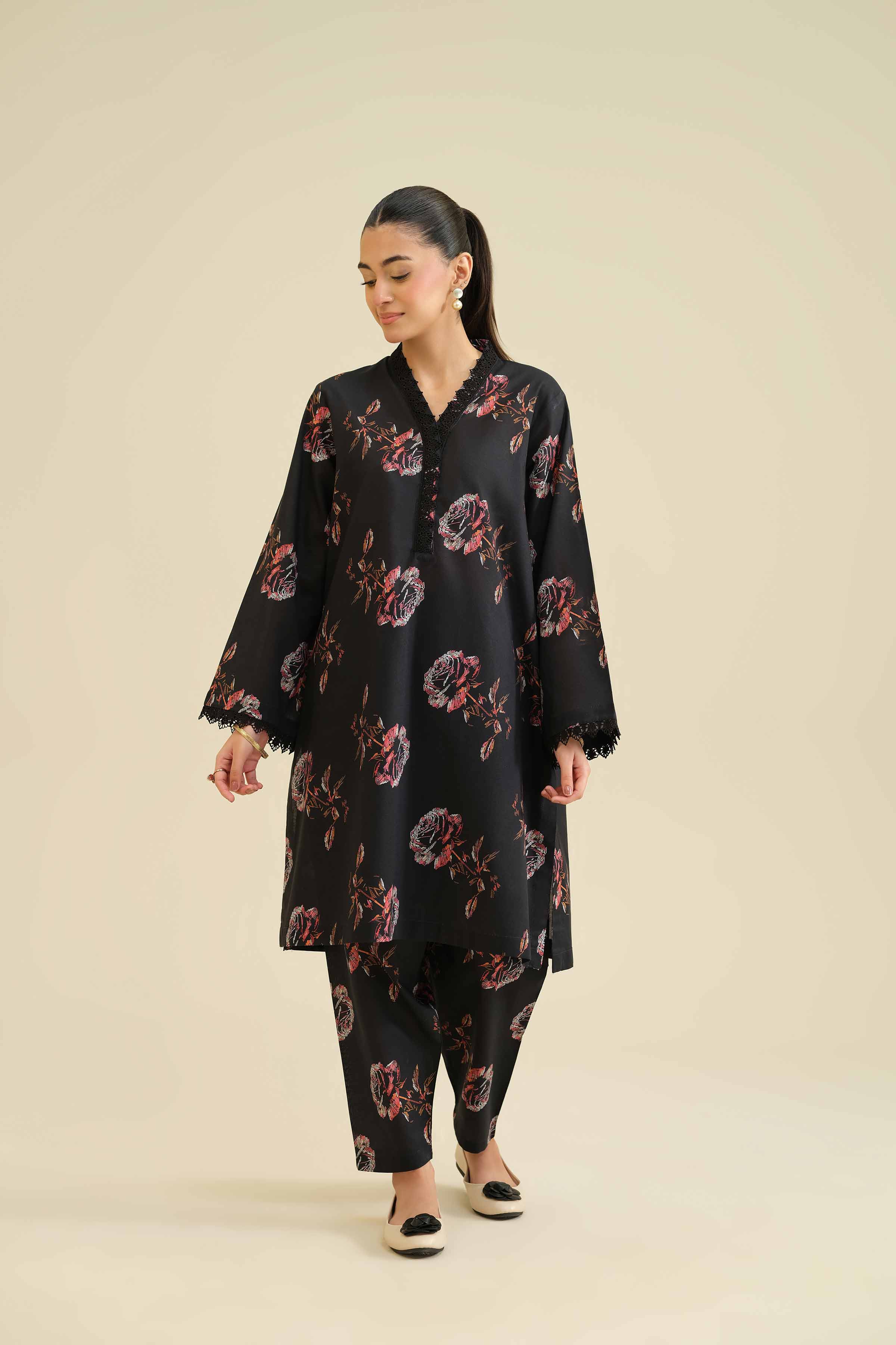 2 Piece - Printed Suit - PW25-25 for Women - Pret Collection | Nishat | Shop Online