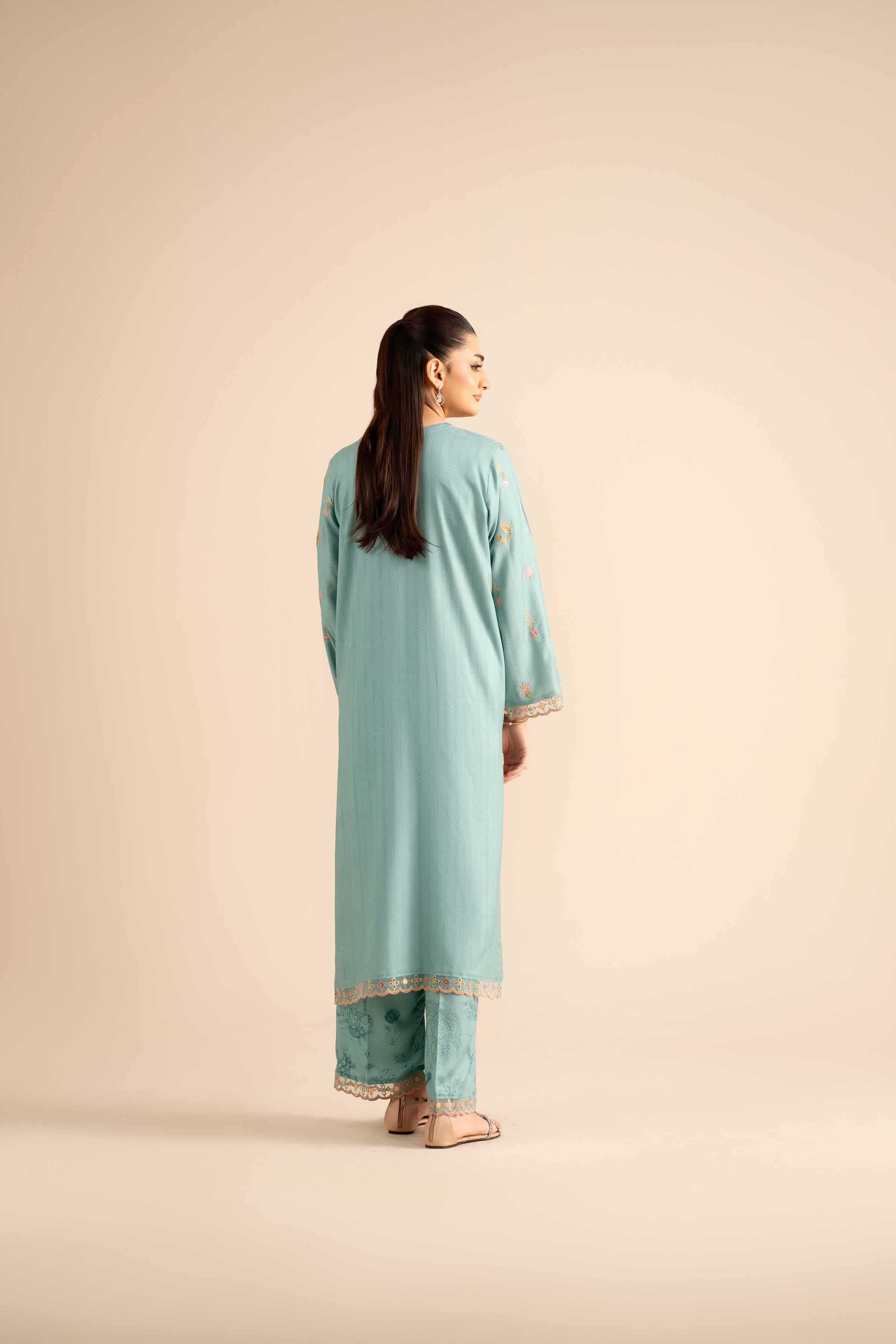 2 Piece - Embroidered Suit - PW25-257 for Women - Pret Collection | Nishat | Shop Online