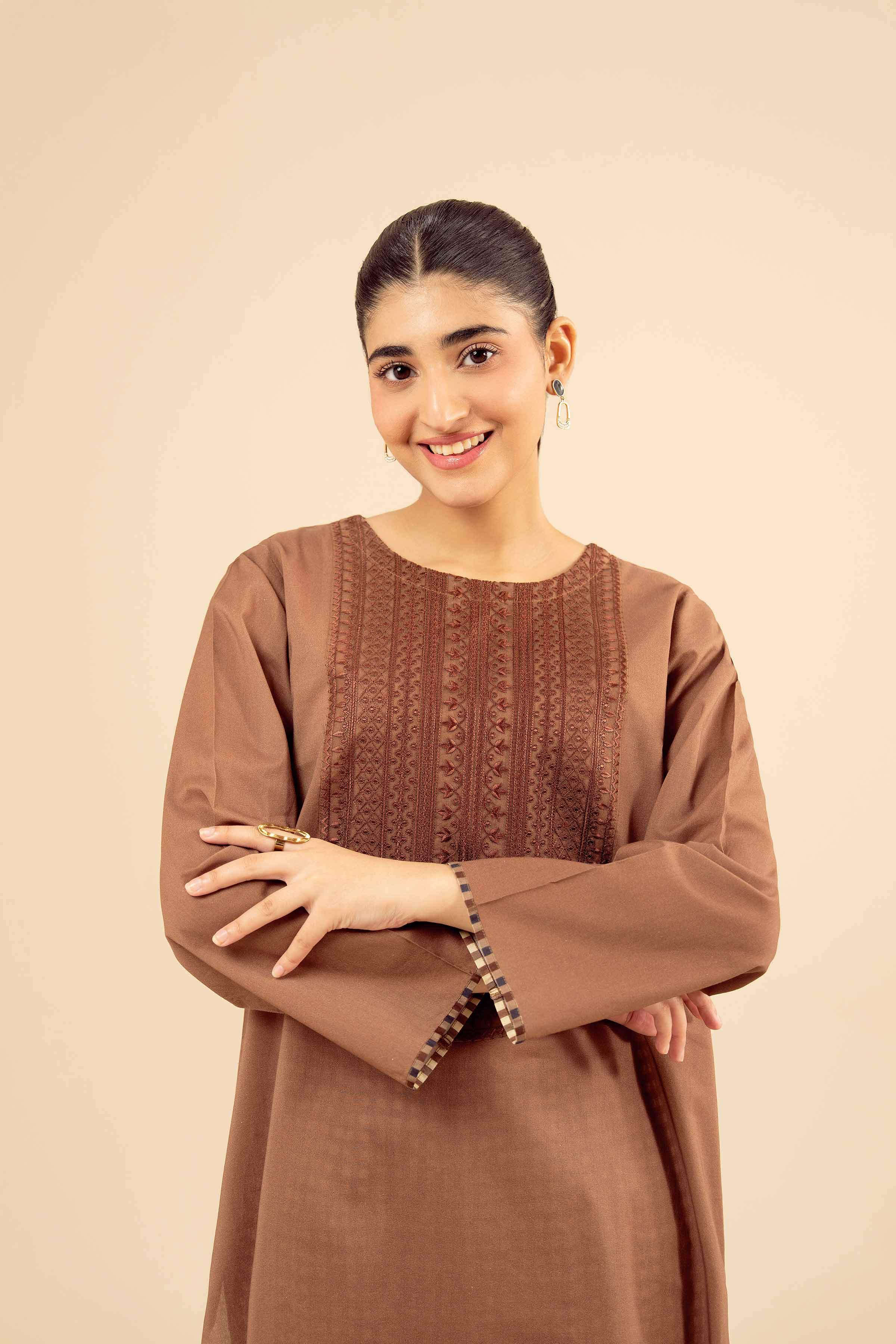 2 Piece - Embroidered Suit - PW25-26 for Women - Pret Collection | Nishat | Shop Online