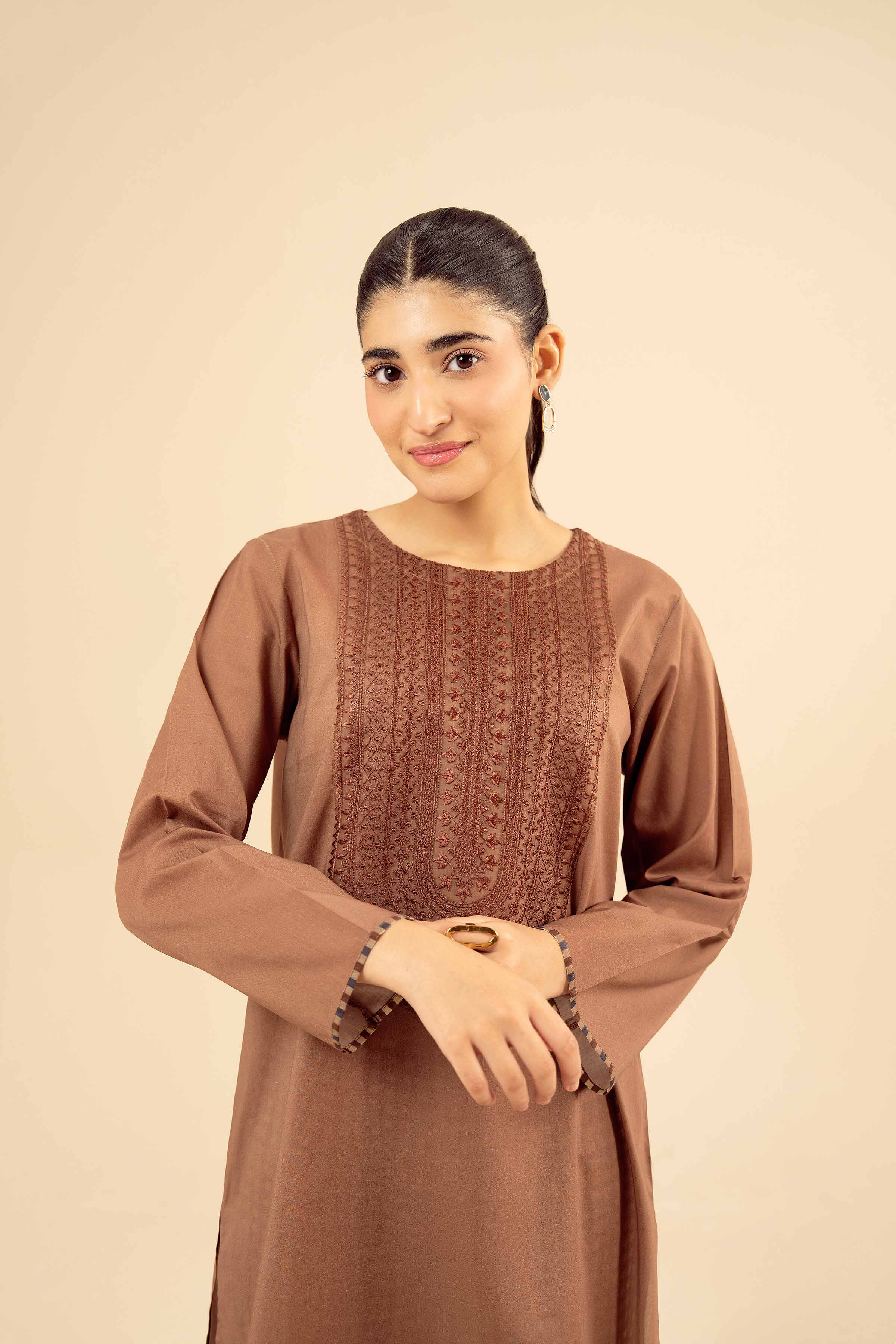 2 Piece - Embroidered Suit - PW25-26 for Women - Pret Collection | Nishat | Shop Online