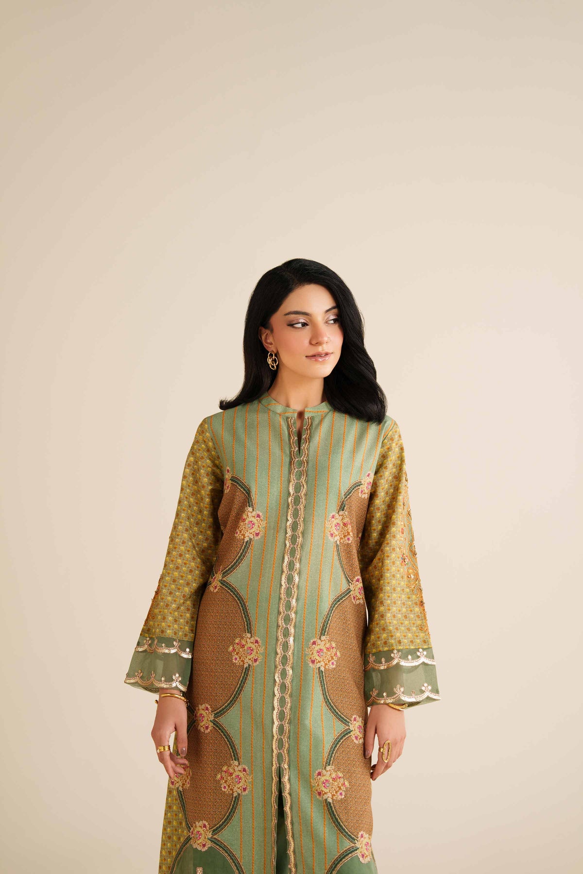 2 Piece - Printed Embroidered Suit - PW25-261 for Women - Pret Collection | Nishat | Shop Online