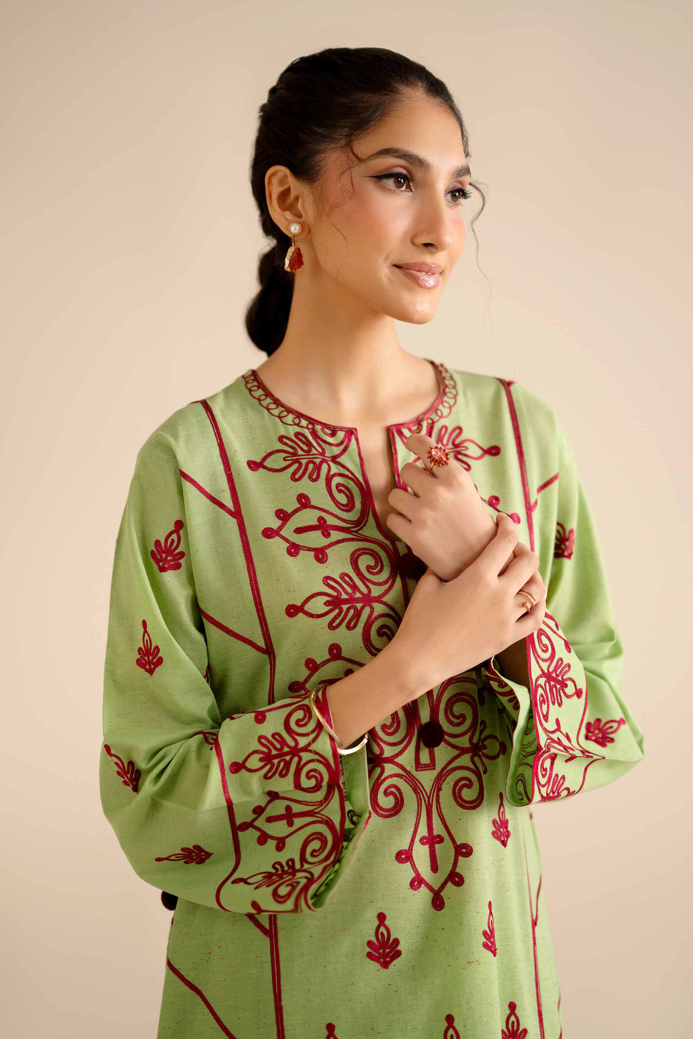 2 Piece - Embroidered Suit - PW25-269 for Women - Pret Collection | Nishat | Shop Online