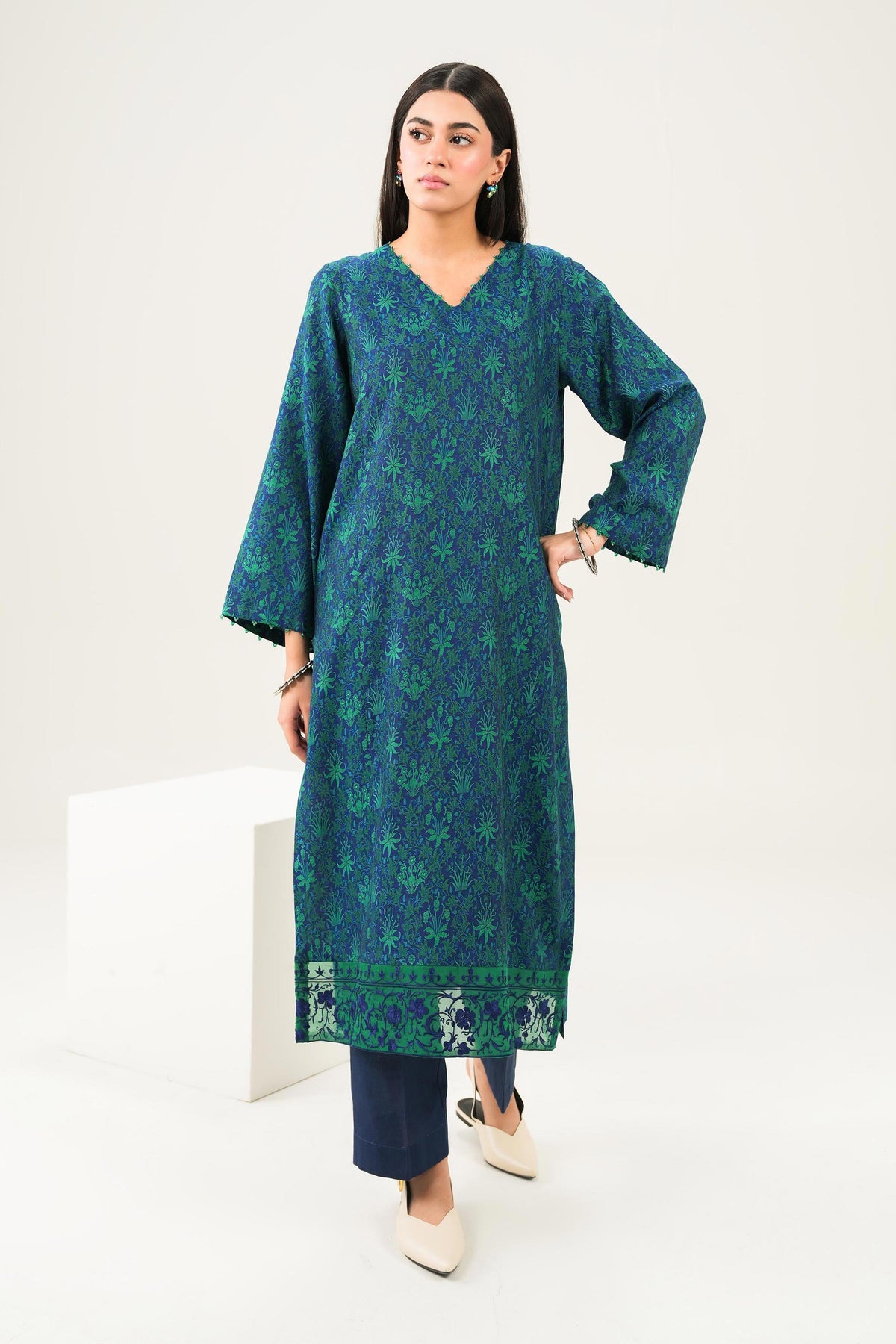 Embroidered Shirt - PW25-274 for Women - Pret Collection | Nishat | Shop Online