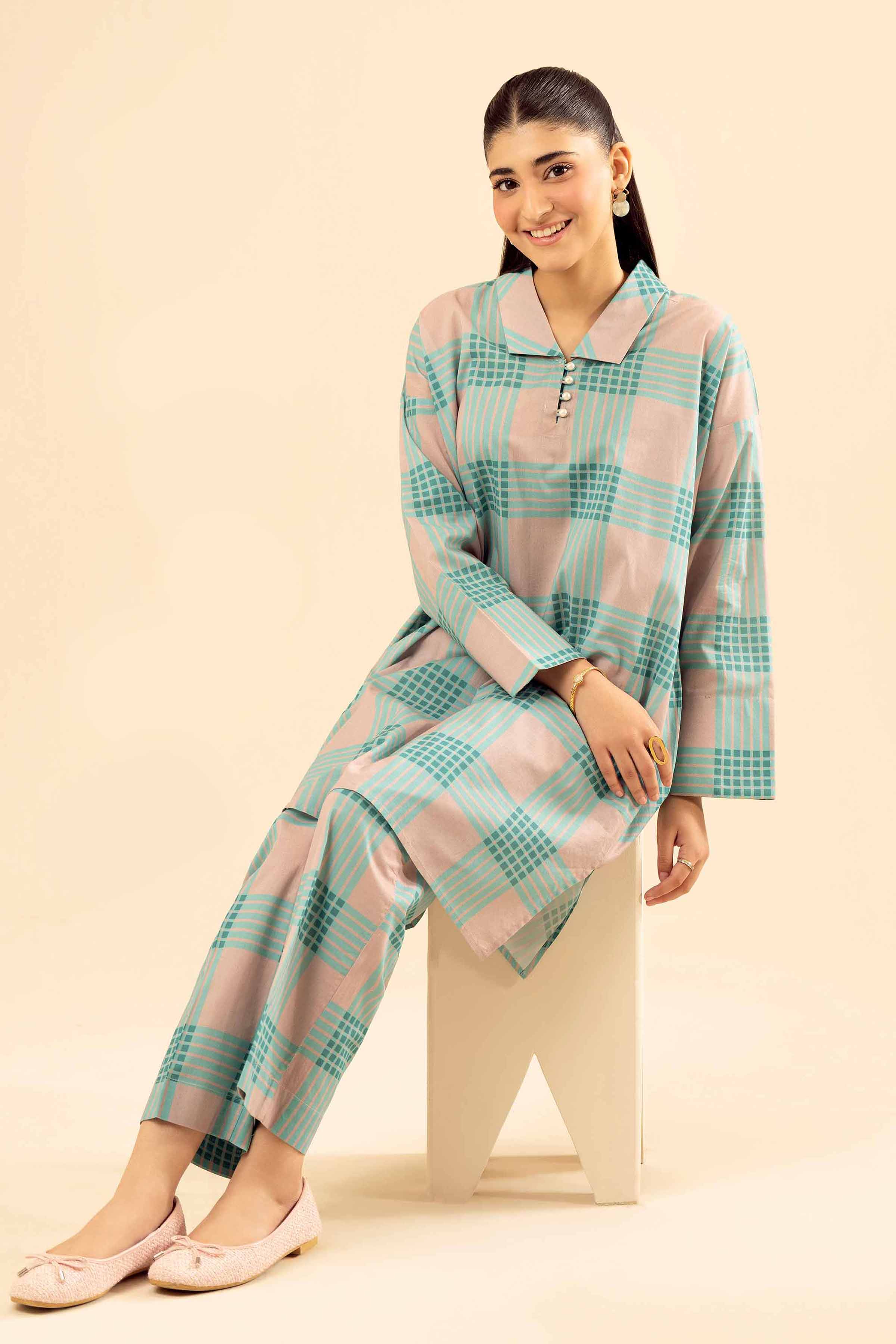 2 Piece - Printed Suit - PW25-28 for Women - Pret Collection | Nishat | Shop Online