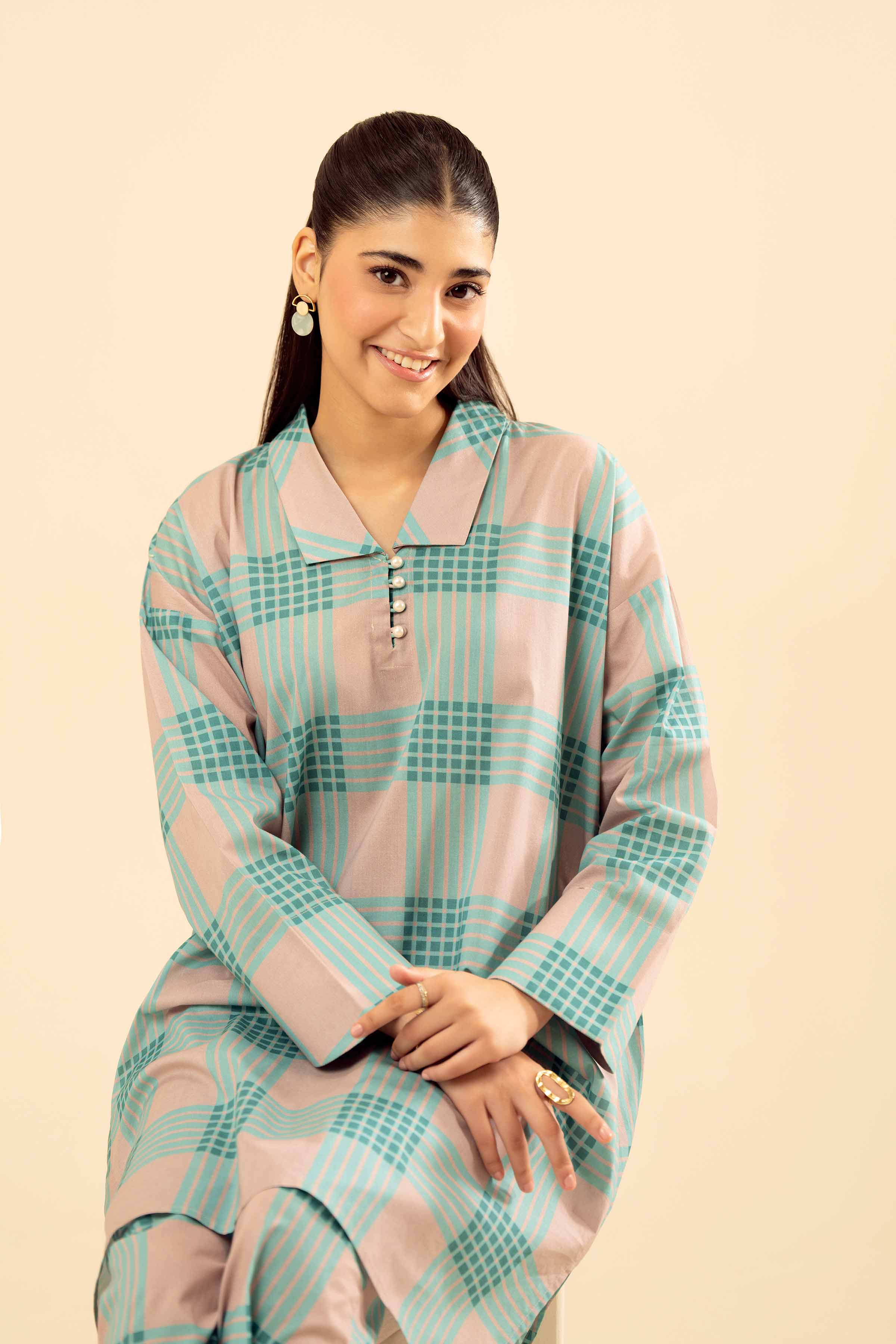 2 Piece - Printed Suit - PW25-28 for Women - Pret Collection | Nishat | Shop Online