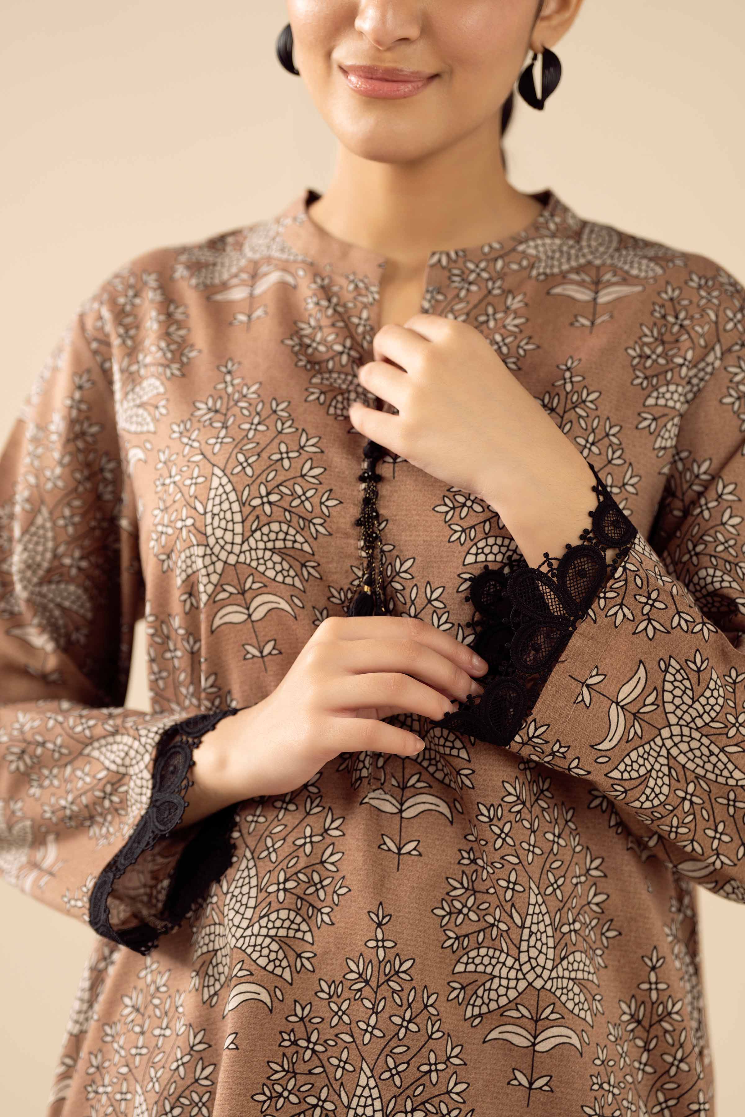 2 Piece - Printed Embroidered Suit - PW25-280 for Women - Pret Collection | Nishat | Shop Online