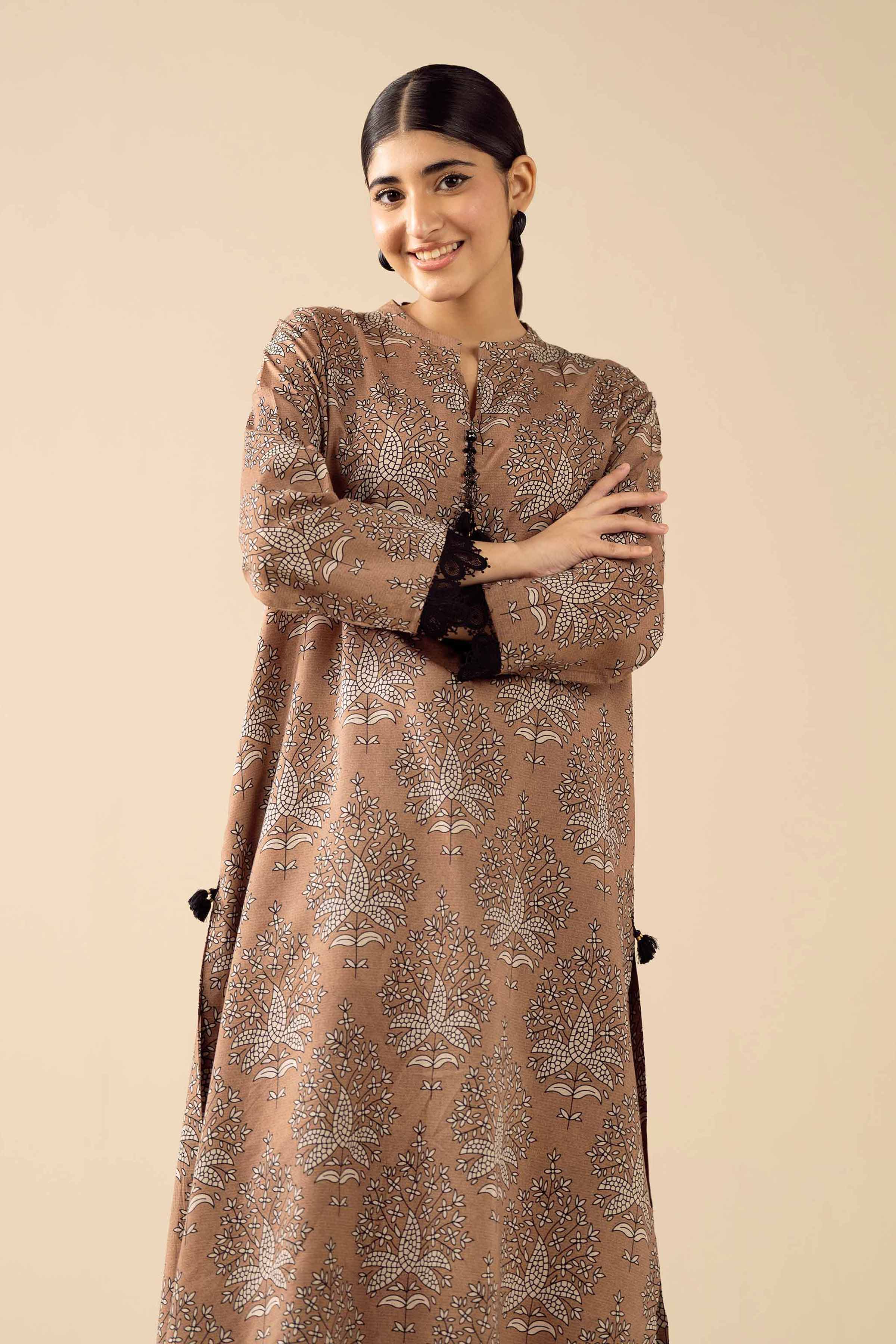 2 Piece - Printed Embroidered Suit - PW25-280 for Women - Pret Collection | Nishat | Shop Online