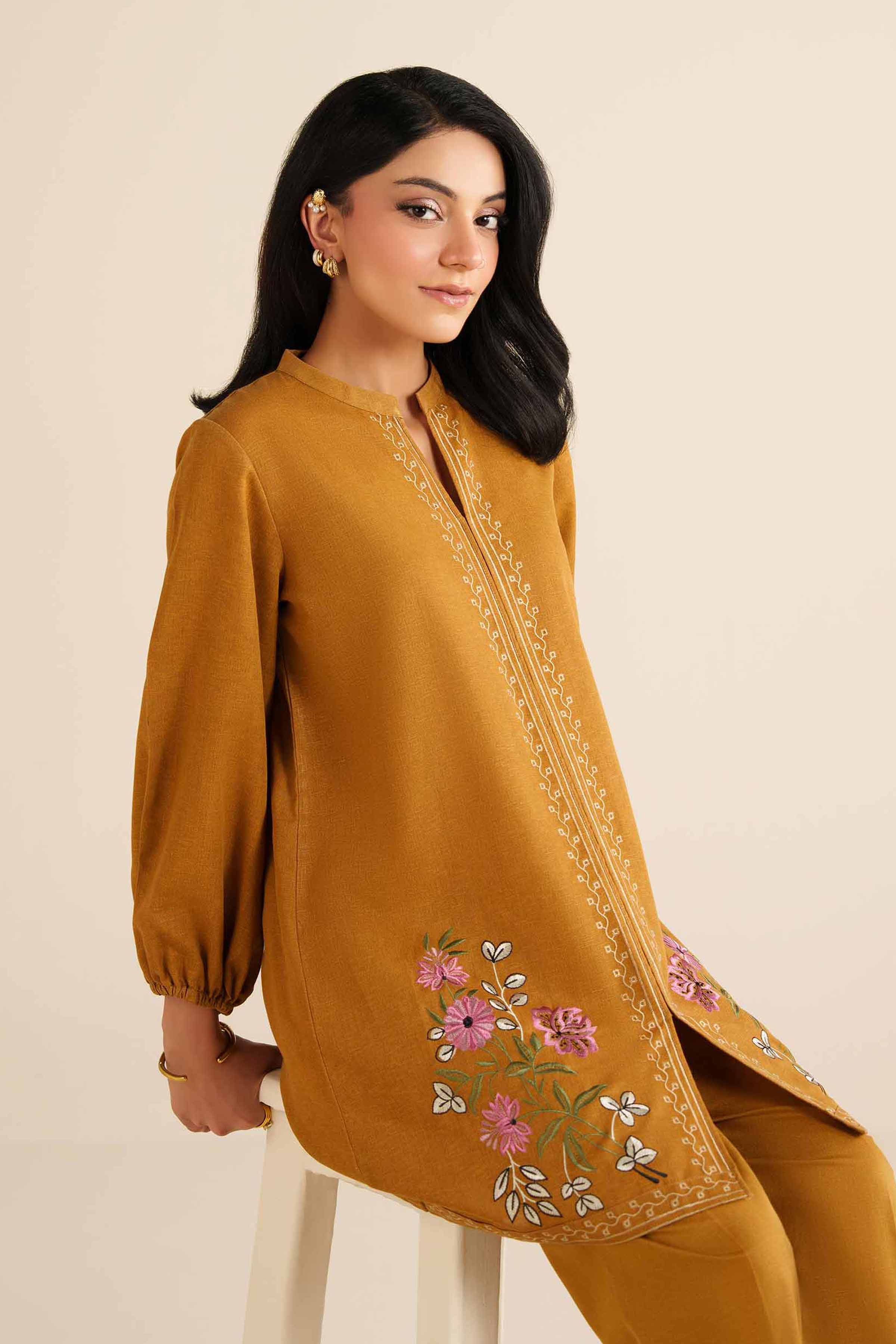 2 Piece - Embroidered Suit - PW25-287 for Women - Pret Collection | Nishat | Shop Online